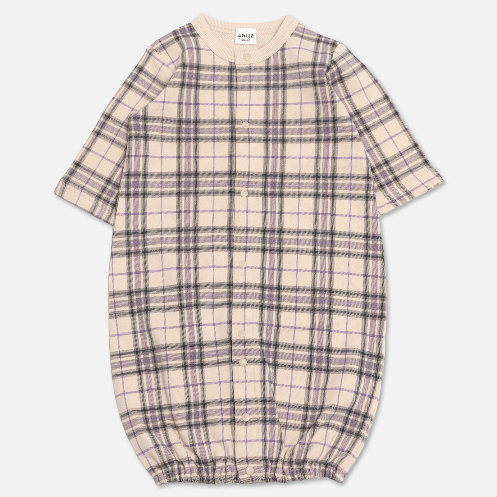 chil2 長袖 ツーウェイ ロンパース カバーオール ベビー服 子供服 