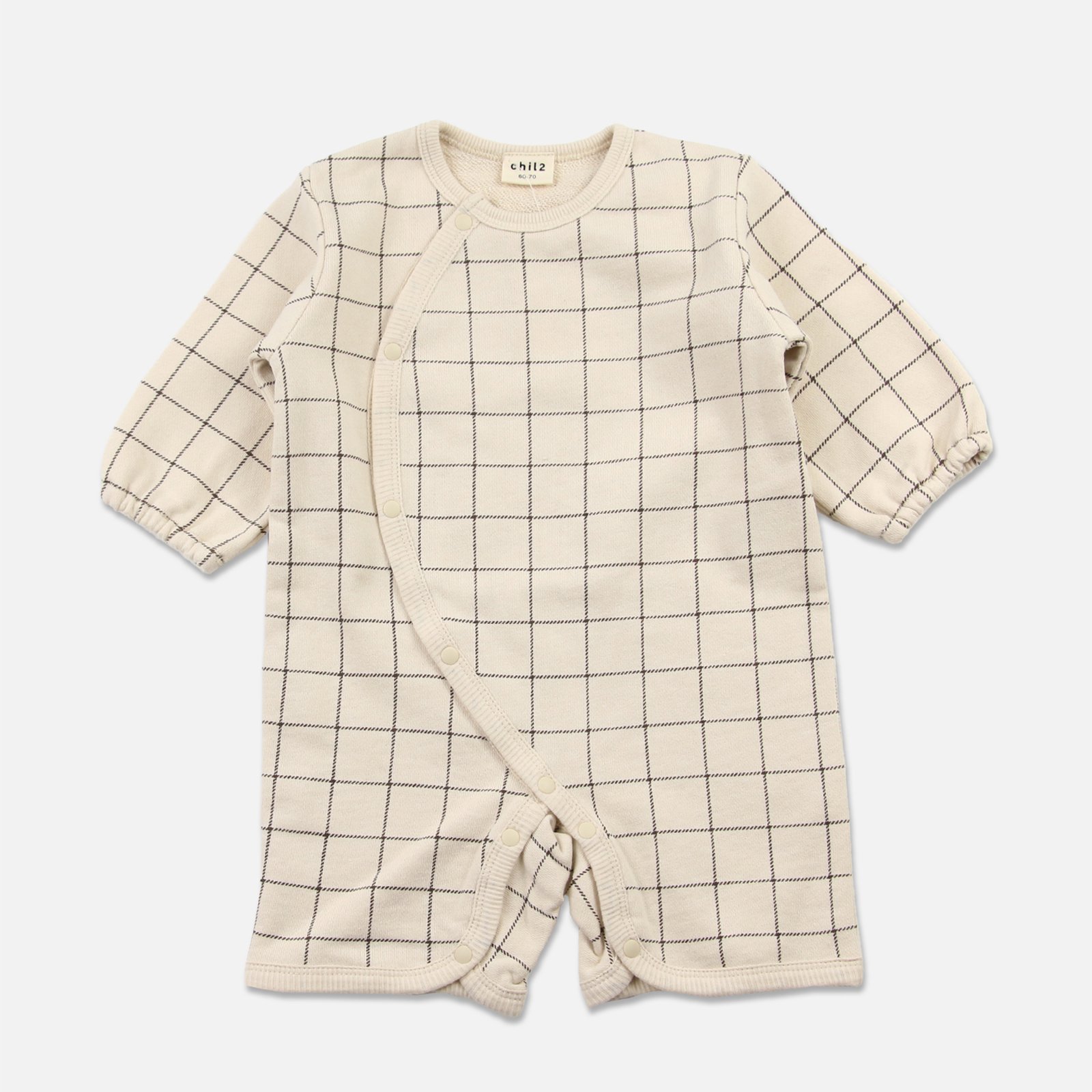 ネコポス送料無料 在庫処分 長袖 カバーオール ロンパース ベビー服 子供服 キッズ ミニオール 赤ちゃん 新生児 男の子 女の子 綿100％ chil2 秋 [M便 1/1] | chil2 | 01
