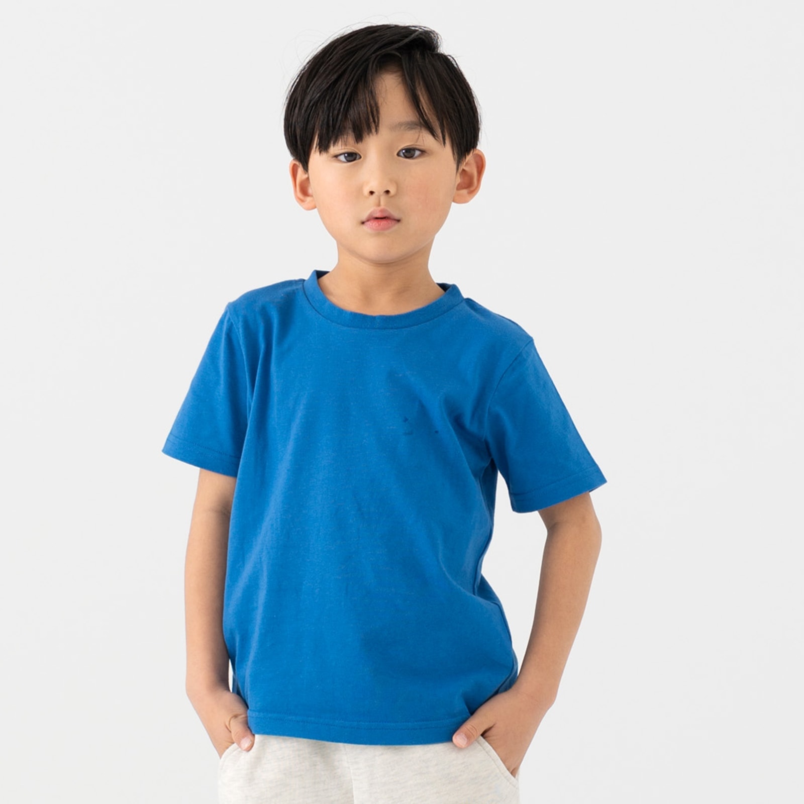 ネコポス送料無料 Tシャツ キッズ 半袖 無地 子供服 男の子 女の子 綿 コットン 100％ カラバリ 夏服 80 90 100 110 120 130 140 150 160cm [M便 1/2] | chil2 | 19