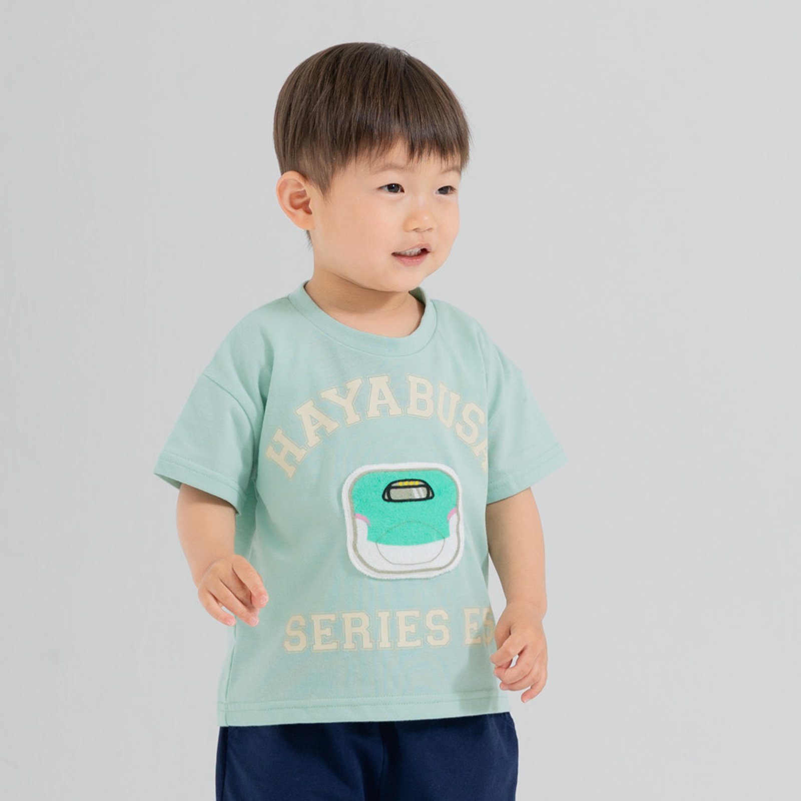 ネコポス送料無料 子供服 新幹線 JR 半袖 Tシャツ ベビー キッズ