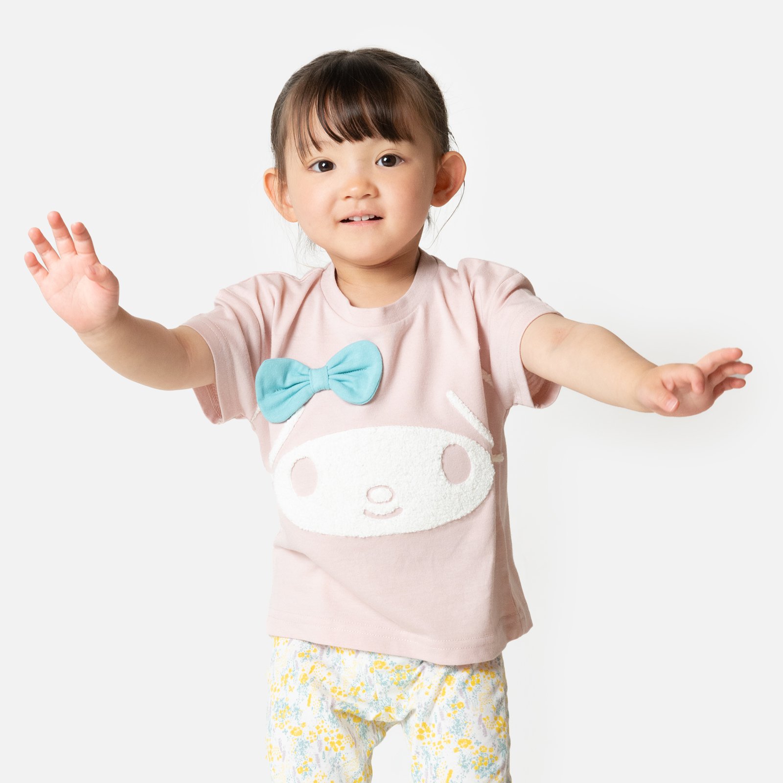 ネコポス送料無料 子供服 サンリオ 半袖 Tシャツ ベビー キッズ ワイド