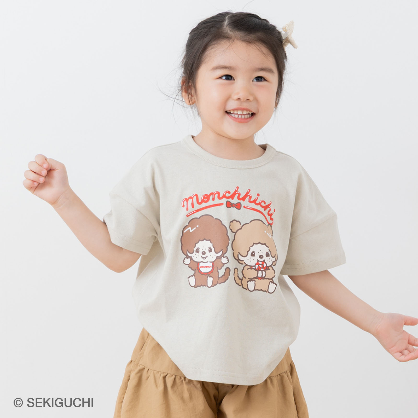 chidururu23 モンチッチお洋服 chil2 モンチッチ キャラクター 半袖 Tシャツ ベビー服 子供服 キッズ