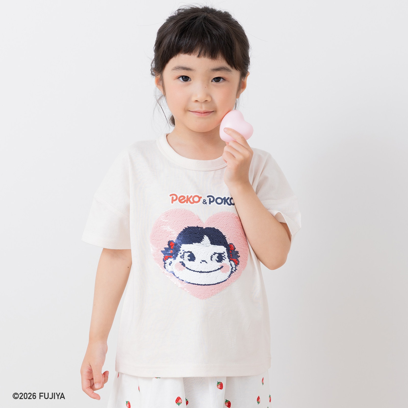 chil2 ペコちゃん Tシャツ 半袖 ベビー服 子供服 キッズ ポコちゃん