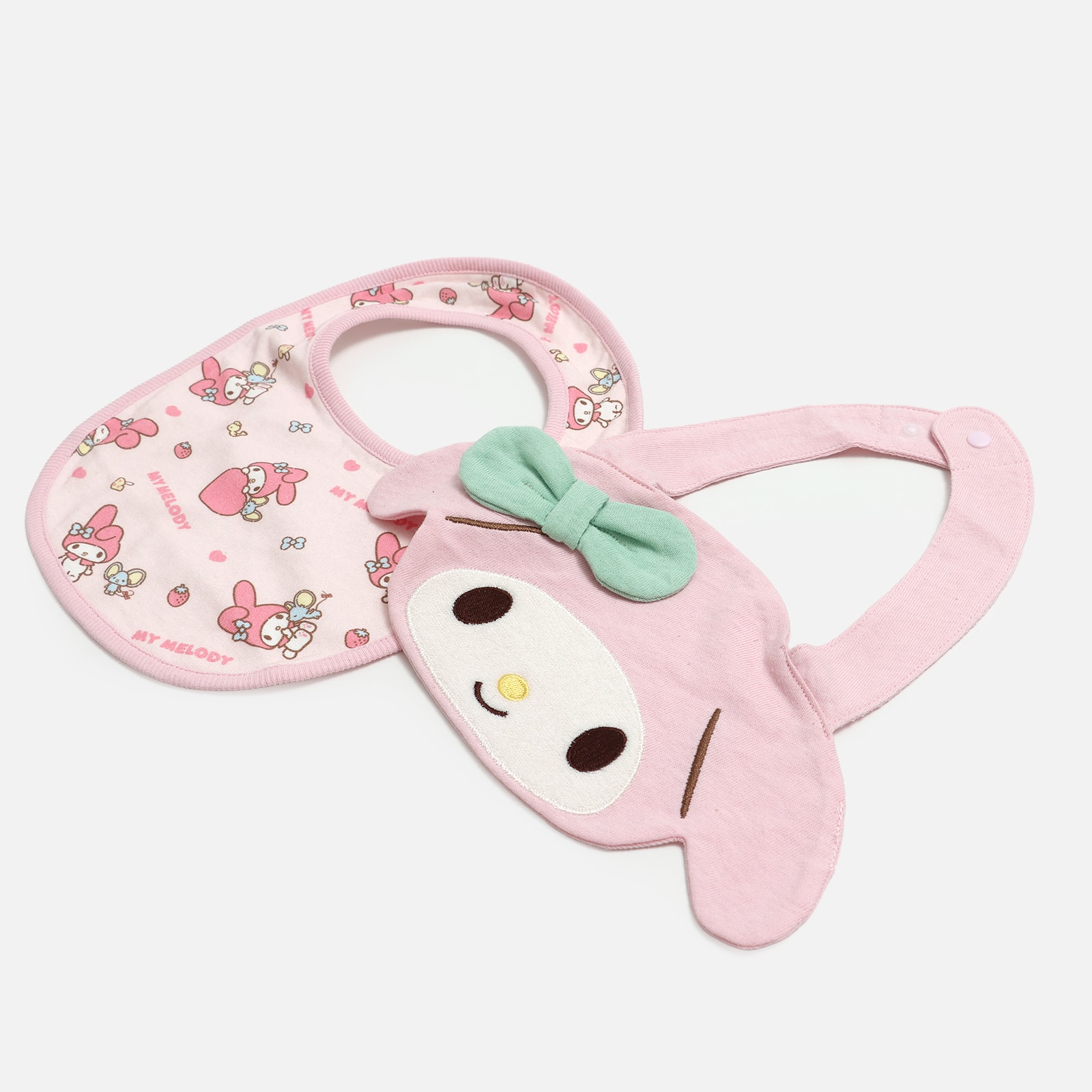 l.キャラクタースタイ 2枚セット sanrio（サンリオ） キャラクター スタイ 2枚セット よだれかけ ビブ