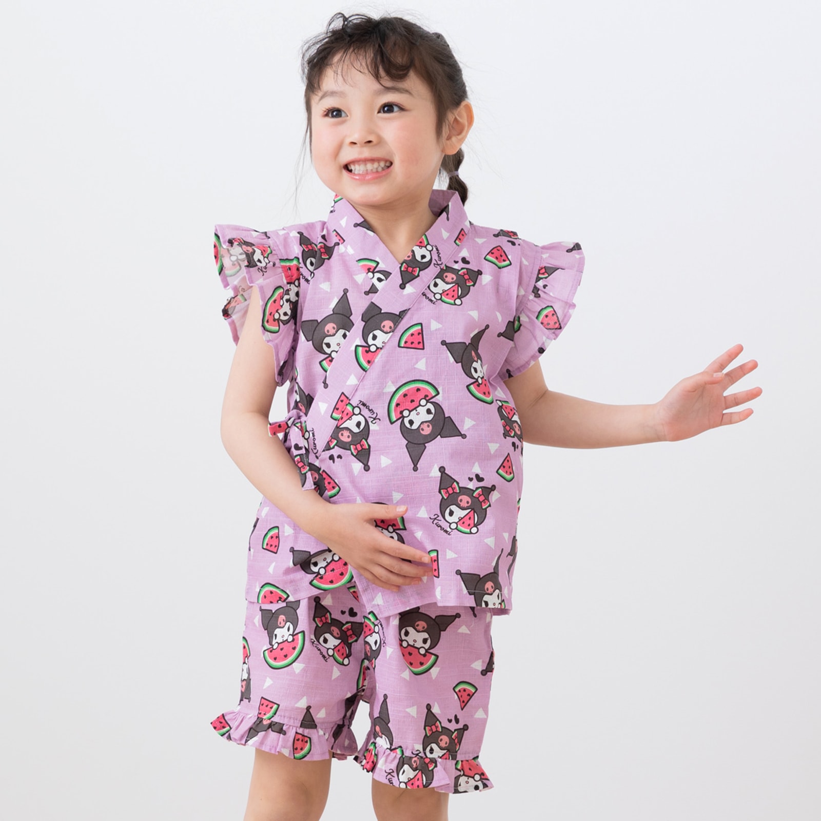 sanrio（サンリオ） ハローキティ クロミ 甚平セット キッズ ベビー服 