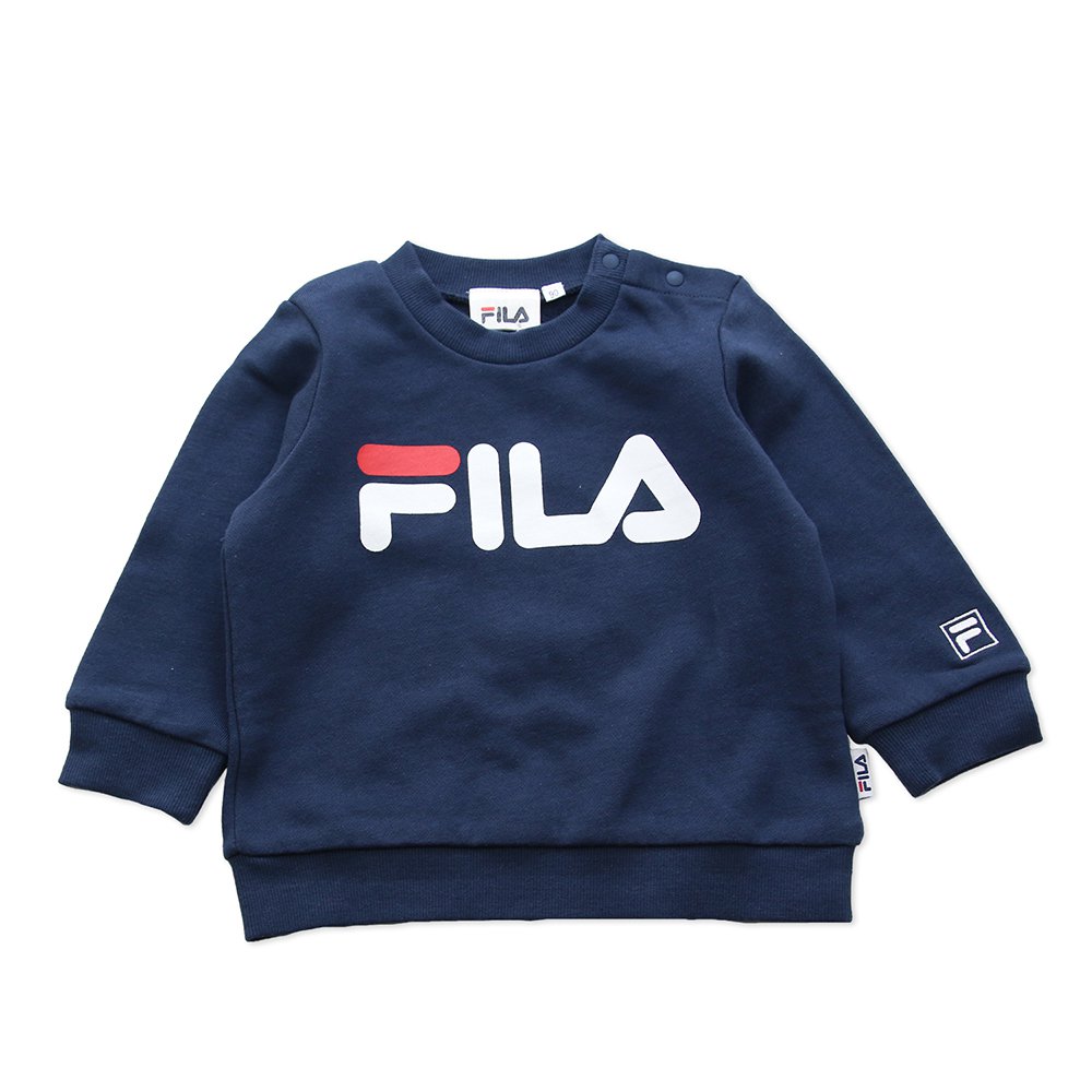 子供服 トレーナー ベビー服 キッズ フィラ 裏毛 長袖 男の子 女の子 トップス スウェットロゴ FILA 秋 80 90 100 110 120  130cm [M便 1/1] :87220281:chil2 - 通販 - Yahoo!ショッピング