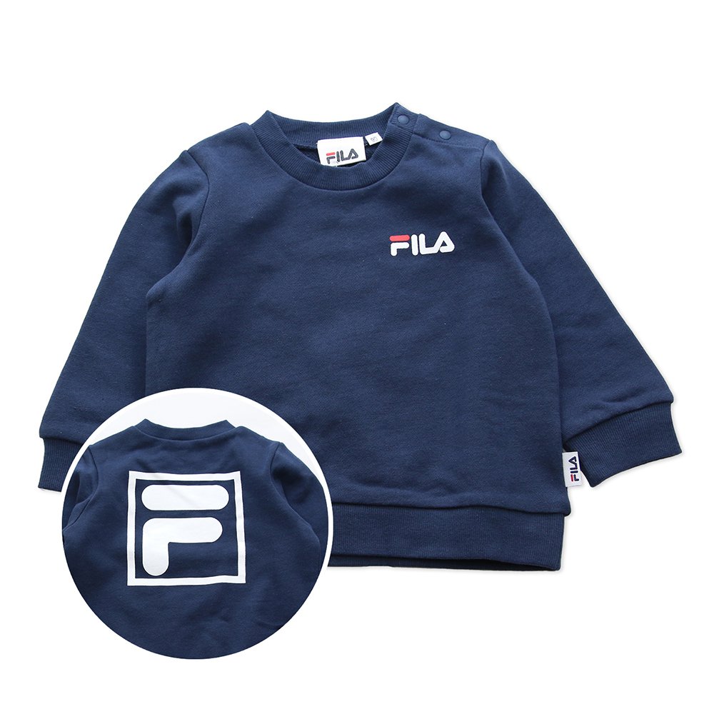 子供服 トレーナー ベビー服 キッズ フィラ 裏毛 長袖 男の子 女の子 トップス スウェットロゴ FILA 秋 80 90 100 110 120  130cm [M便 1/1] :87220281:chil2 - 通販 - Yahoo!ショッピング