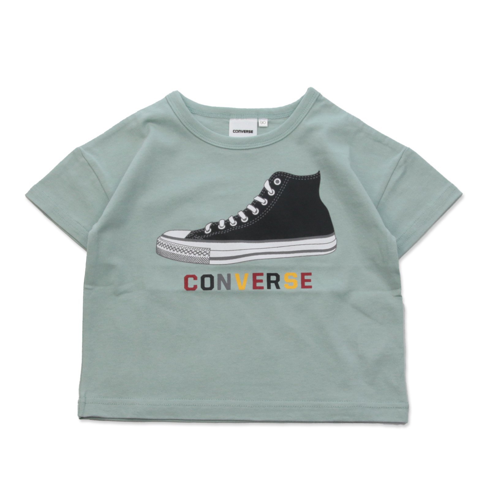 子供服 キッズ コンバース 半袖 Tシャツ ベビー服 男の子 女の子 天竺 ビッグシルエット ラグラン 綿100％ CONVERSE 夏服 80 90  100 110 120 130cm [M便 1/2]