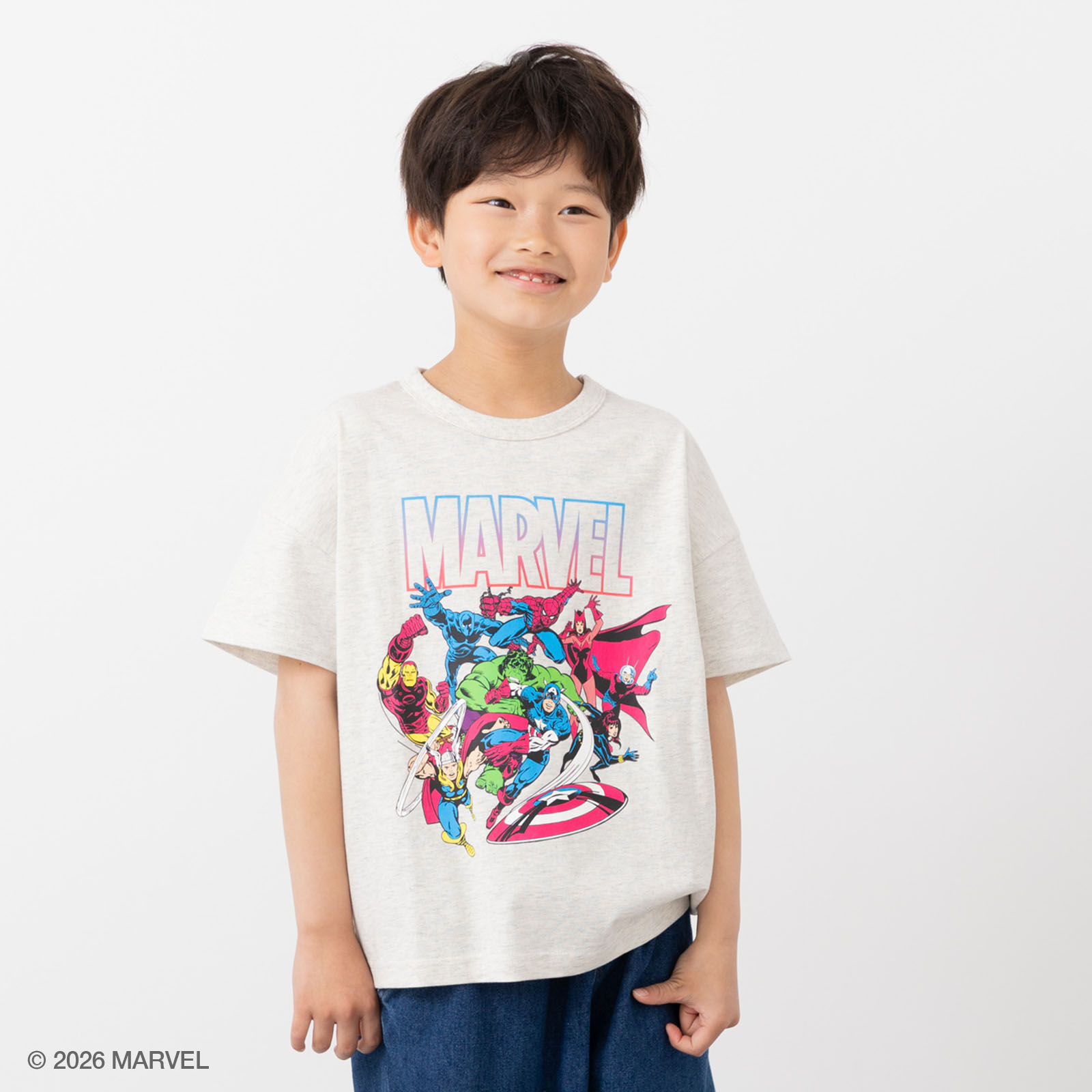 chil2 マーベル 半袖 Tシャツ 子供服 キッズ 男の子 スパイダーマン