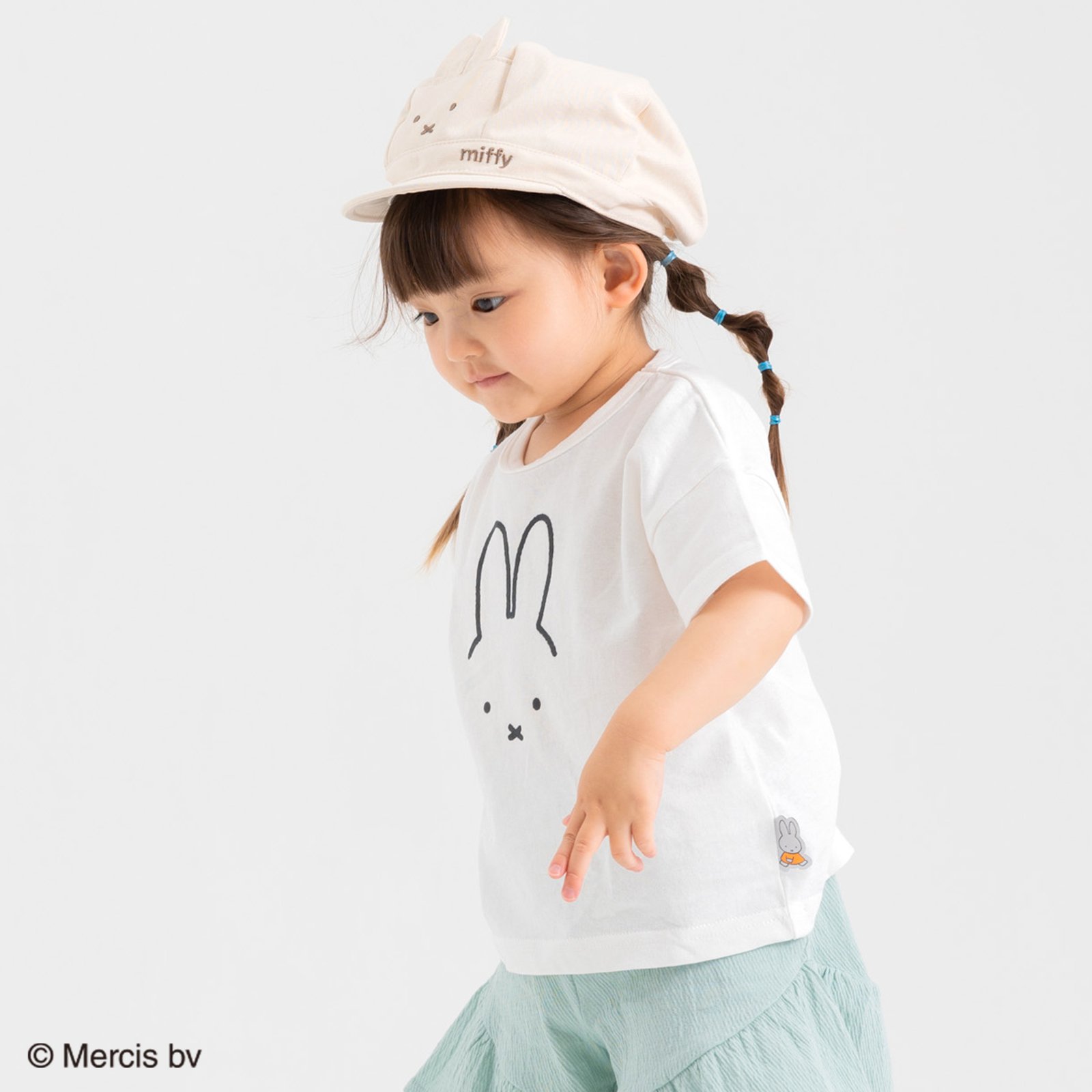 ミッフィー 半袖 Tシャツ キッズ 女の子 子供服 ベビー服 ワイド miffy