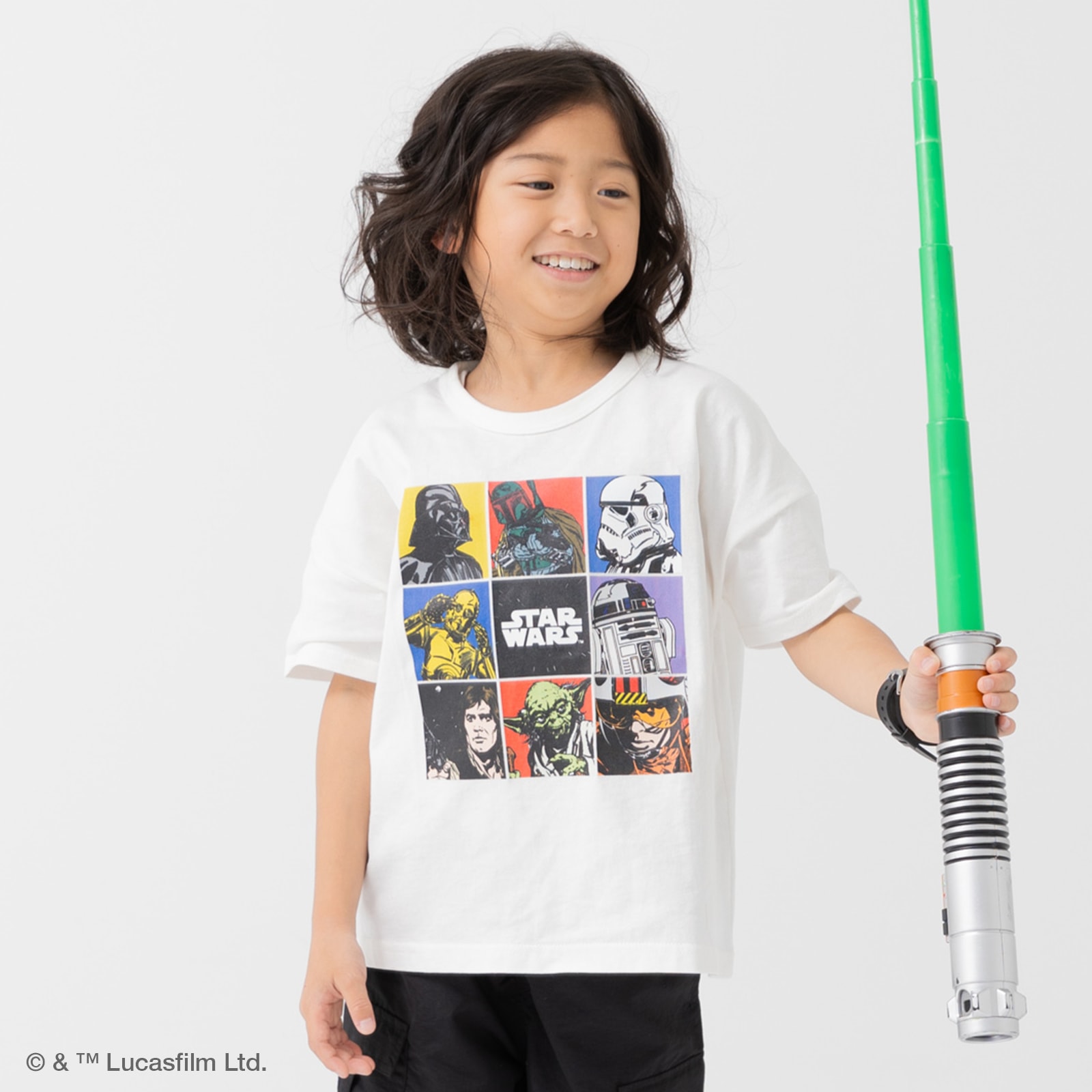 キッズ 半袖 Tシャツ スター・ウォーズ 子供服 ワイド 男の子 綿100％ STAR WARS 夏...