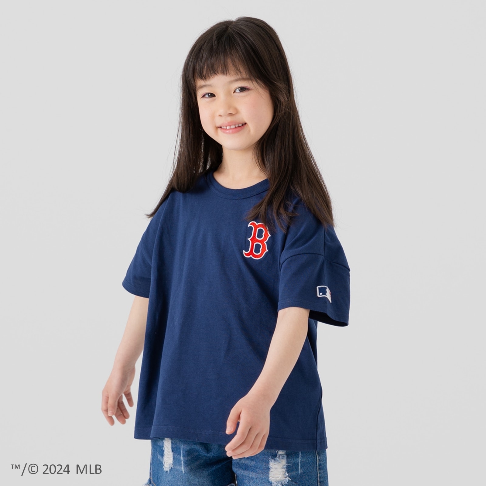 MLB キッズ Tシャツ 半袖 子供服 男の子 ドジャース ヤンキース ベビー 女の子 ロゴ 刺繍 ...