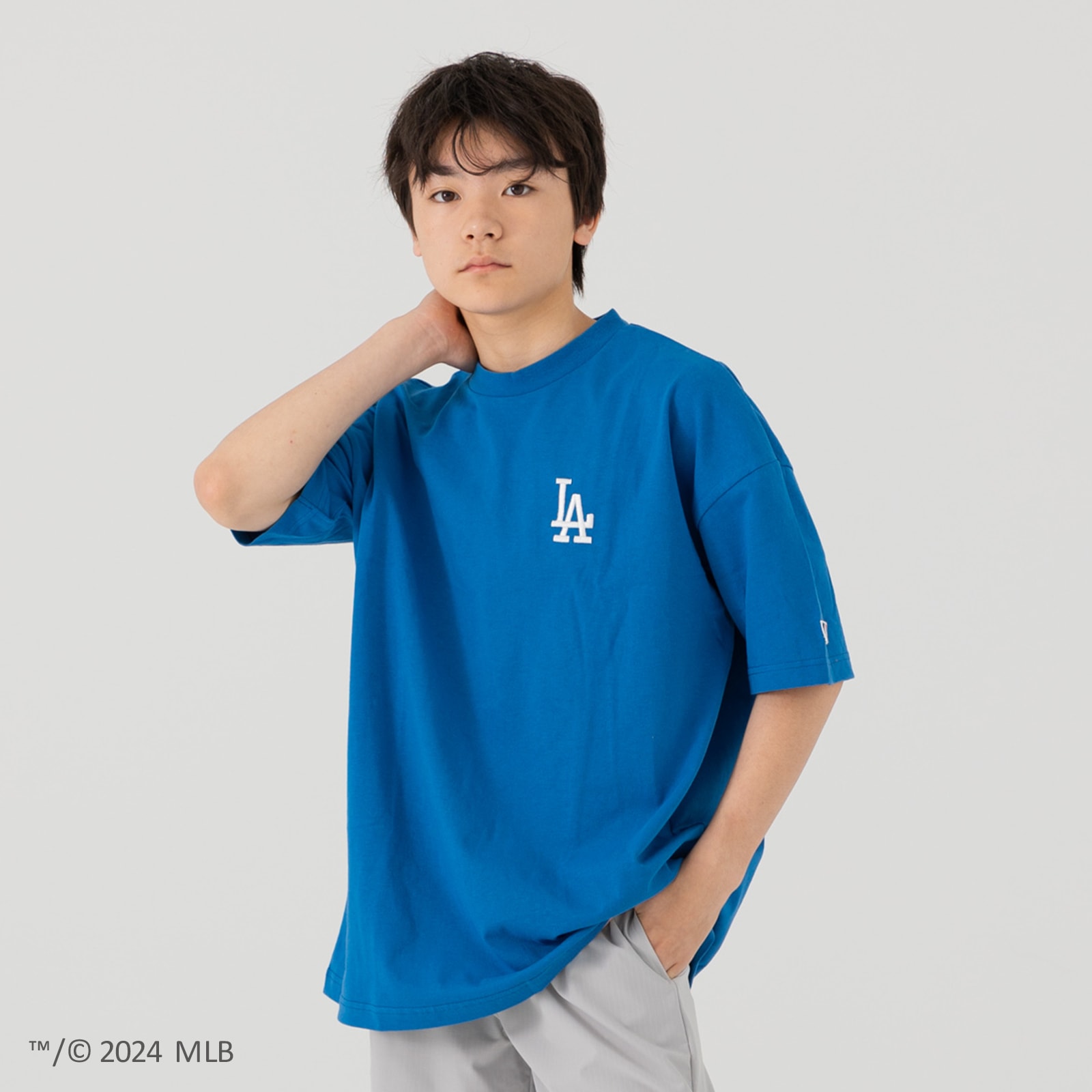 Tシャツ 半袖 MLB ドジャース ヤンキース アスレチックス メンズ レディース ロゴ トップス 刺繍 アップリケ ワッペン 夏 S M L｜chil2｜03