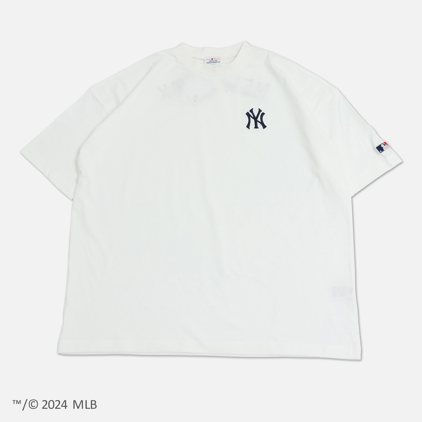 Tシャツ 半袖 MLB ドジャース ヤンキース アスレチックス メンズ レディース ロゴ トップス 刺繍 アップリケ ワッペン 夏 S M L｜chil2｜02