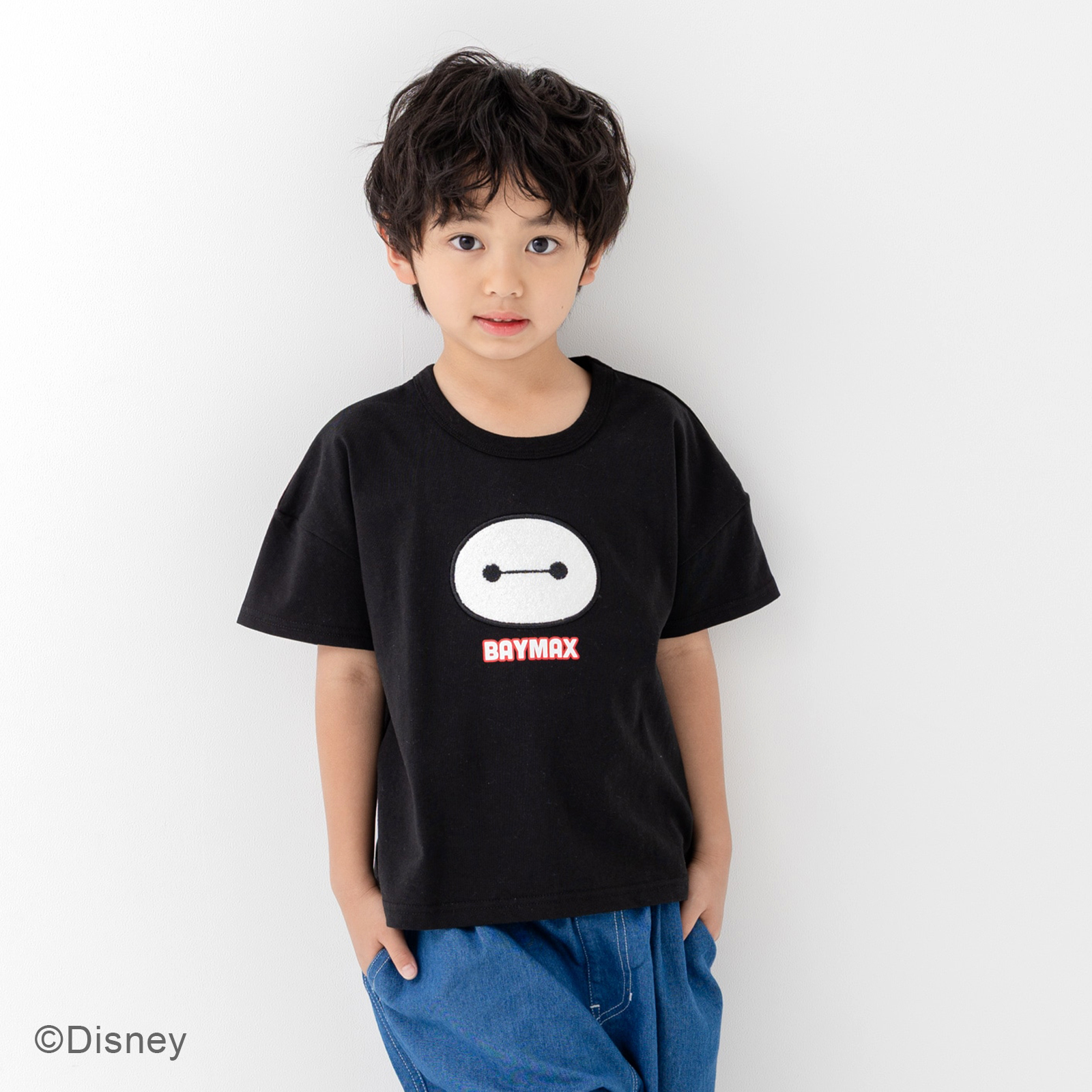 キッズ ベイマックス ディズニー キャラクター 半袖 Tシャツ ベビー服 子供服 ワイド 男の子 綿100％ Disney 夏 90 100 110 120 130 140cm [M便 1/2] | ベイマックス | 02