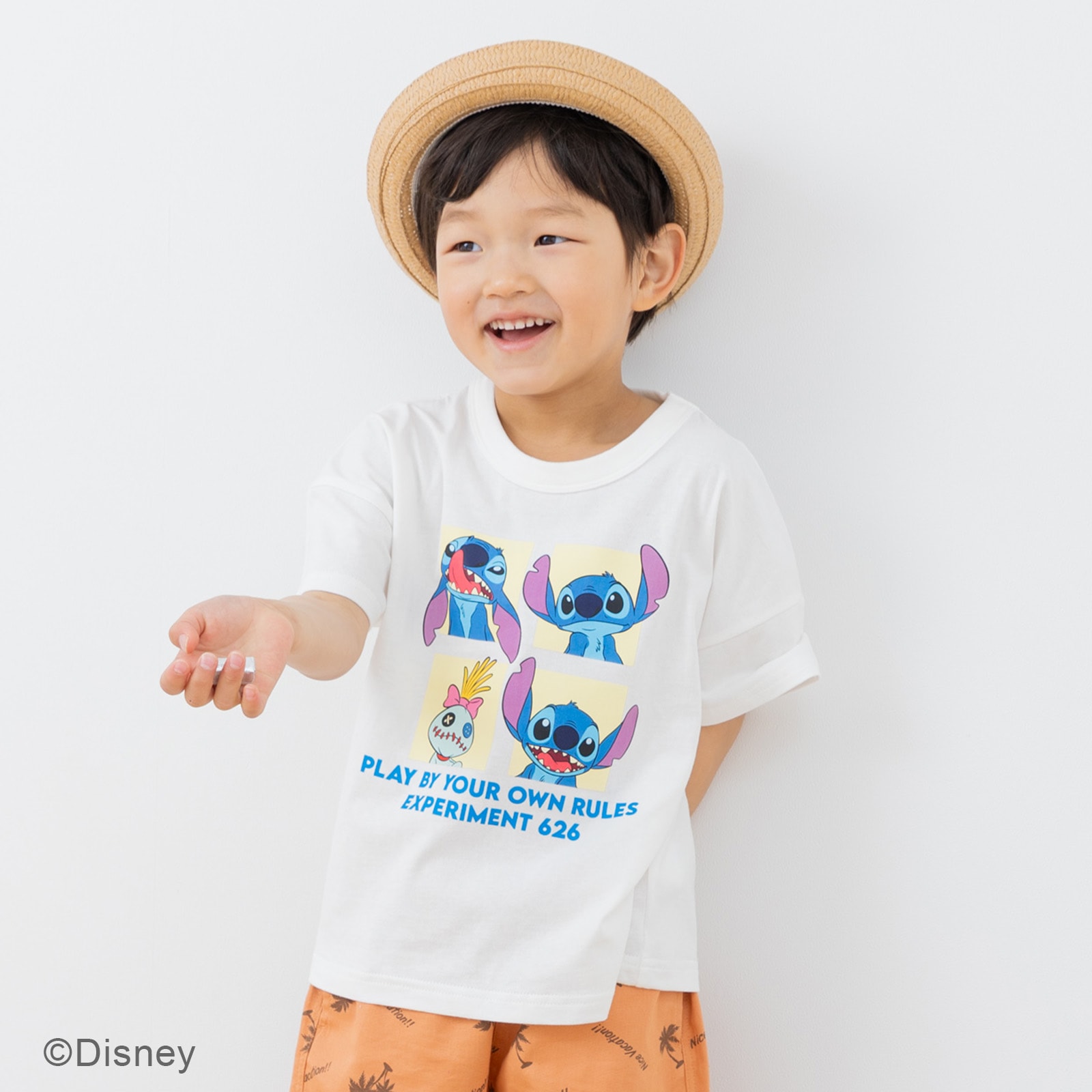 リロ＆スティッチ キッズ ディズニー キャラクター 半袖 Tシャツ 