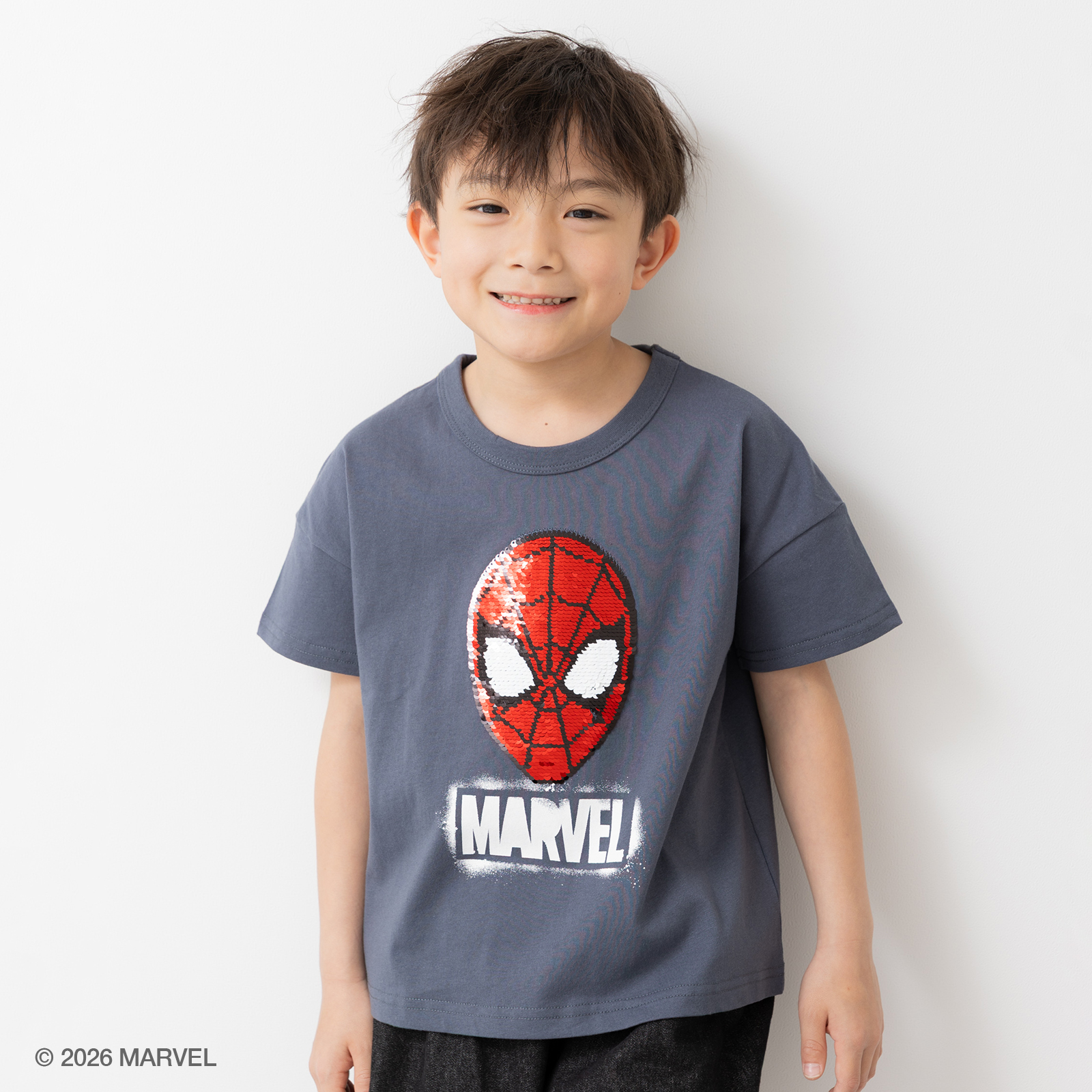 MARVEL（マーベル） キッズ 子供服 キャラクター 半袖 Tシャツ ワイド 