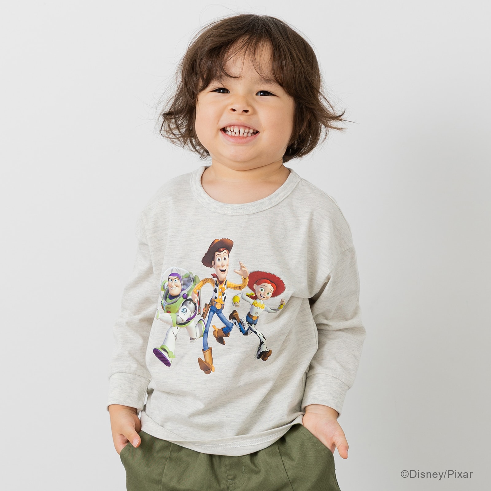 トイ・ストーリー 在庫処分 キッズ 長袖 Tシャツ ロンT ベビー服 子供 