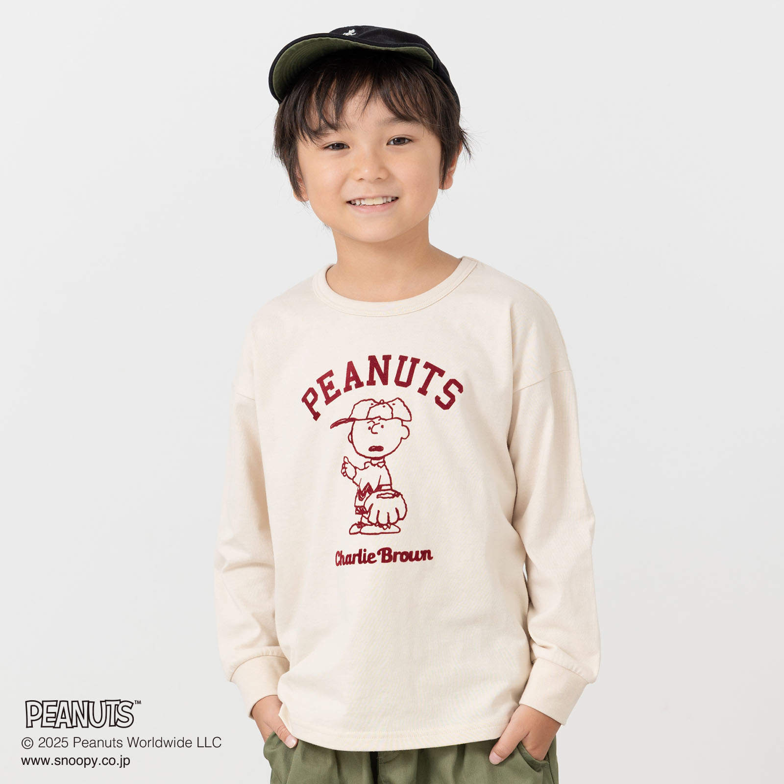 PEANUTS キッズ 長袖 Tシャツ ピーナッツ スヌーピー ベビー服 子供服 