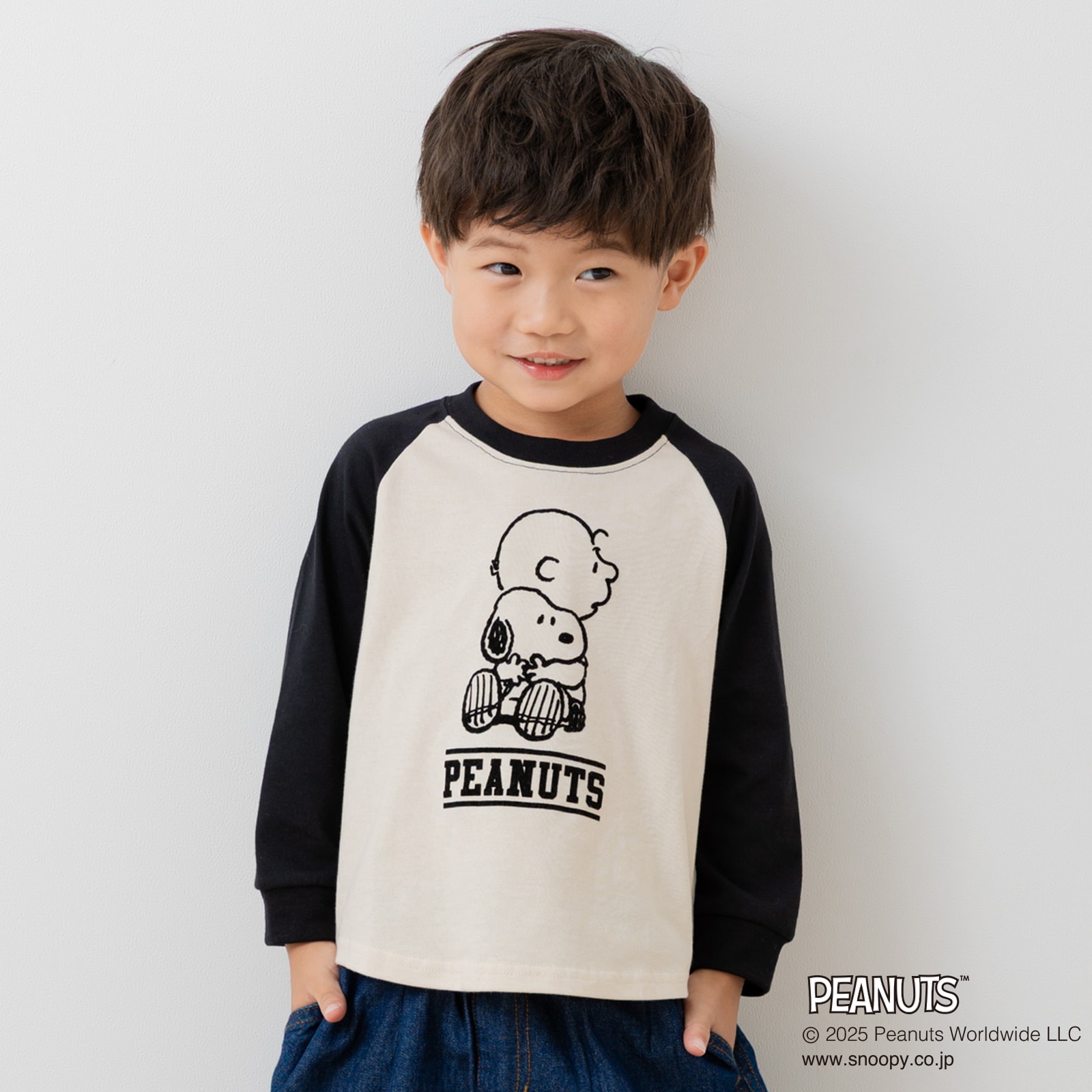 PEANUTS キッズ 長袖 Tシャツ ピーナッツ スヌーピー ベビー服 子供服 