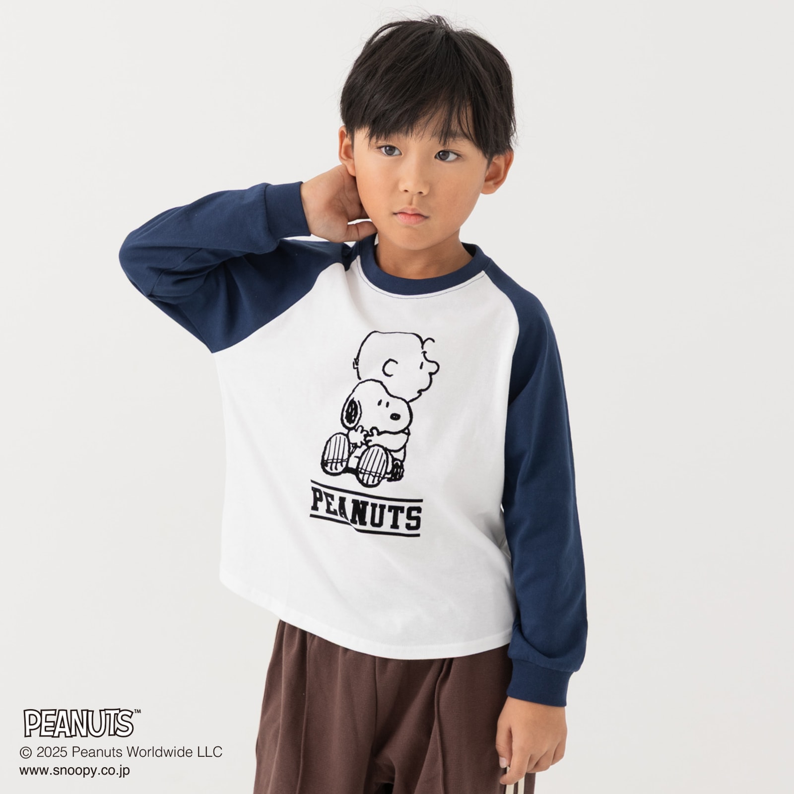 PEANUTS キッズ 長袖 Tシャツ ピーナッツ スヌーピー ベビー服 子供服 