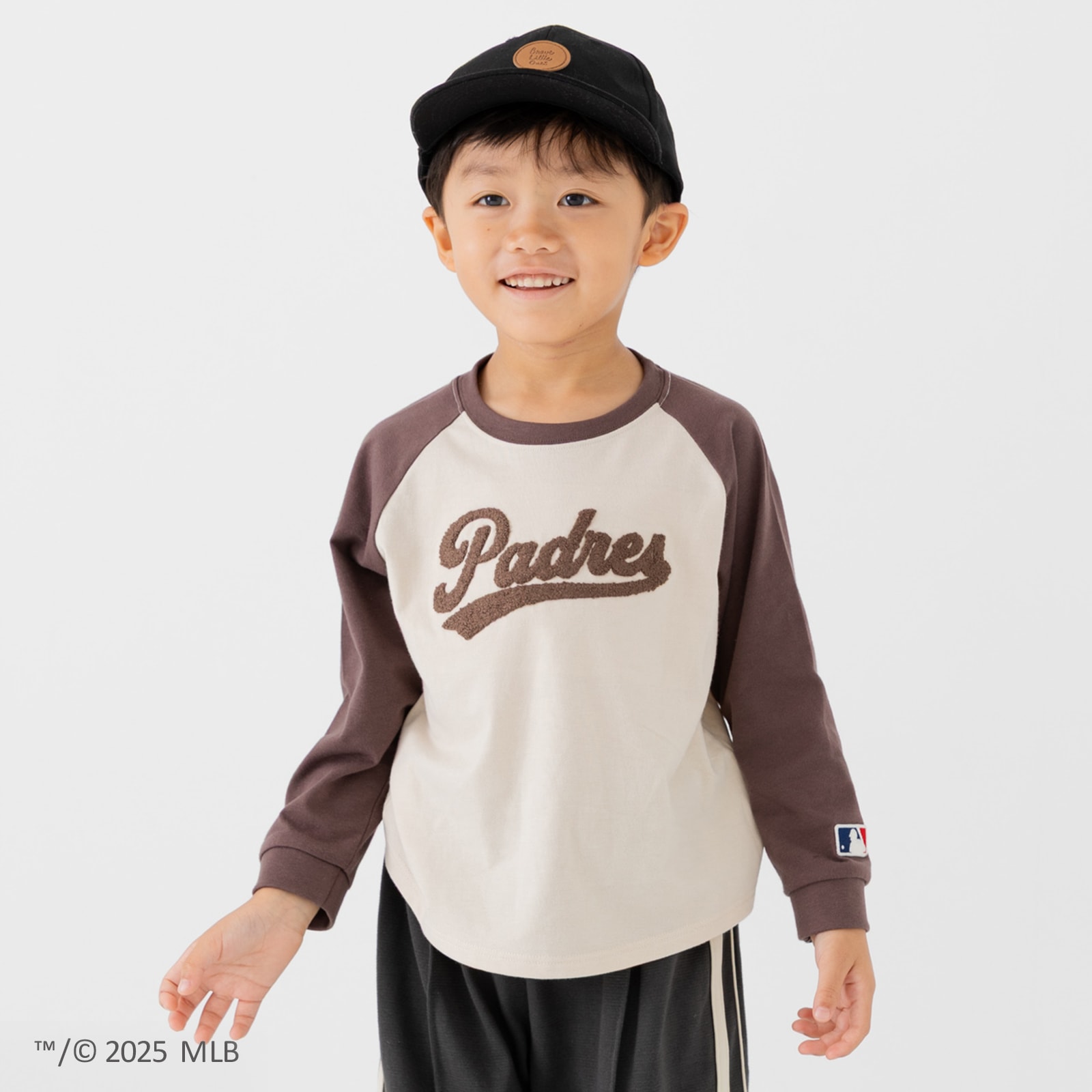 子供服　男の子　長袖　120cm MLB キッズ Tシャツ 長袖 ロンT 子供服 男の子 女の子 ロゴ