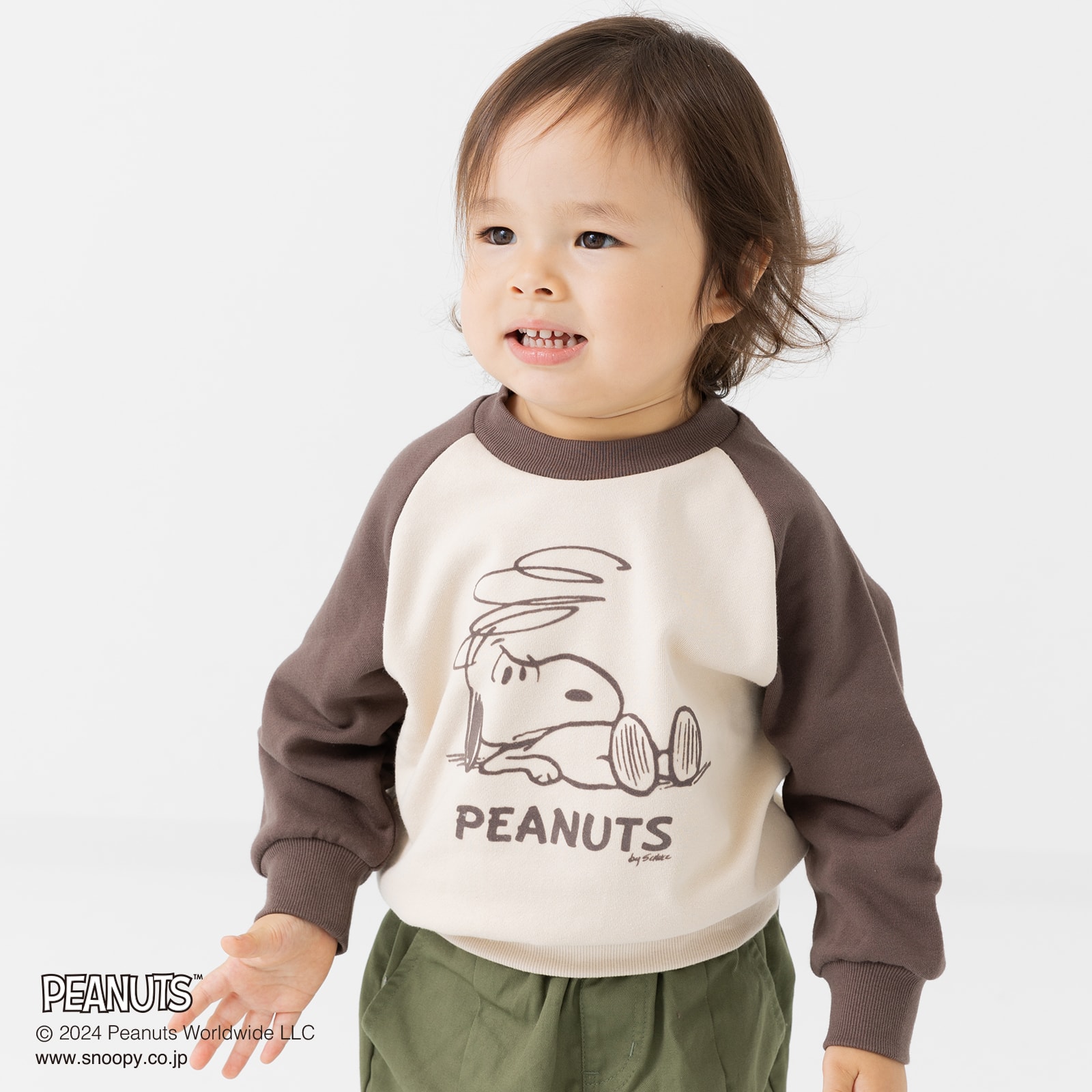SNOOPY（スヌーピー） 在庫処分 キッズ トレーナー スウェット 裏毛