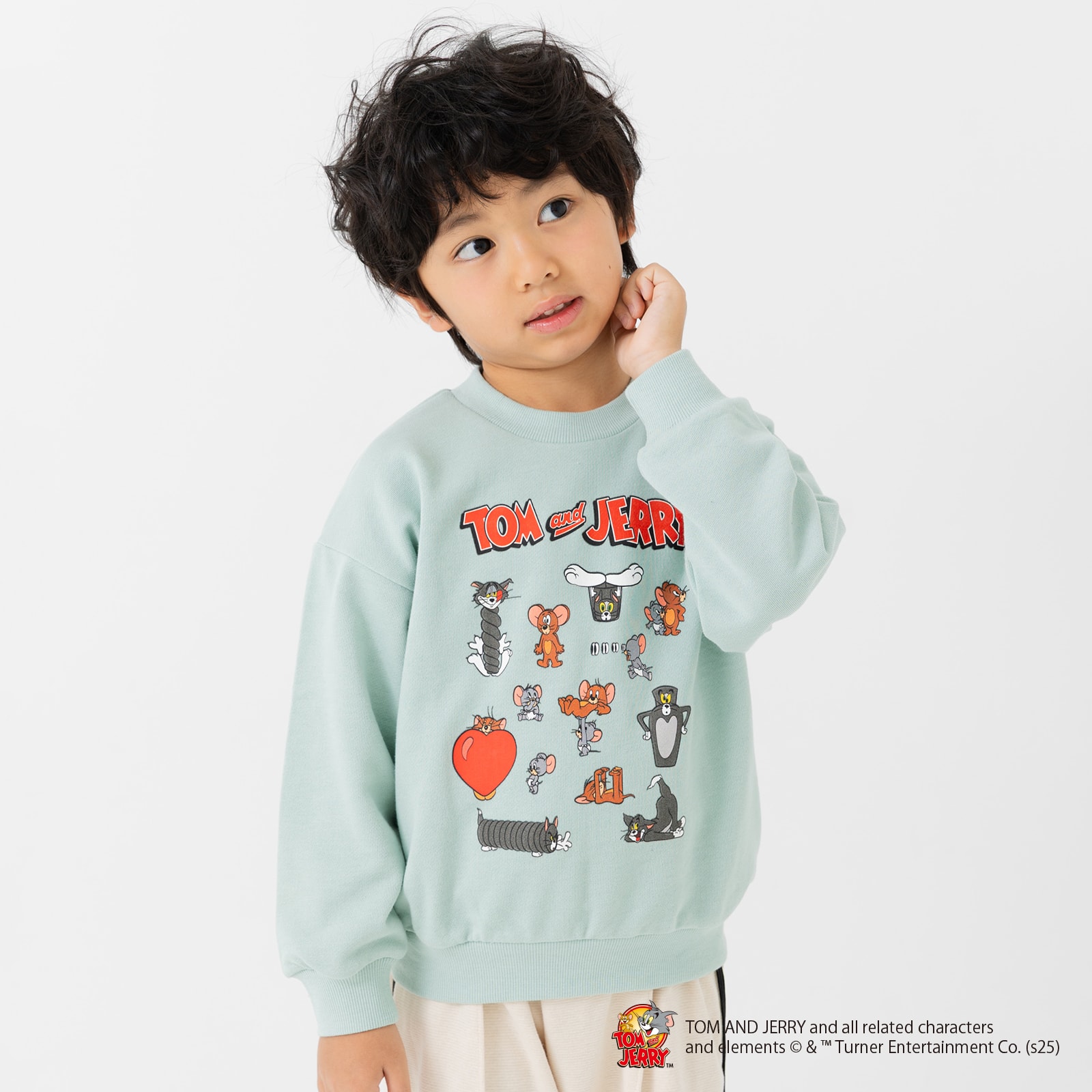 chil2 在庫処分 キッズ トムとジェリー ベビー服 子供服 トレーナー