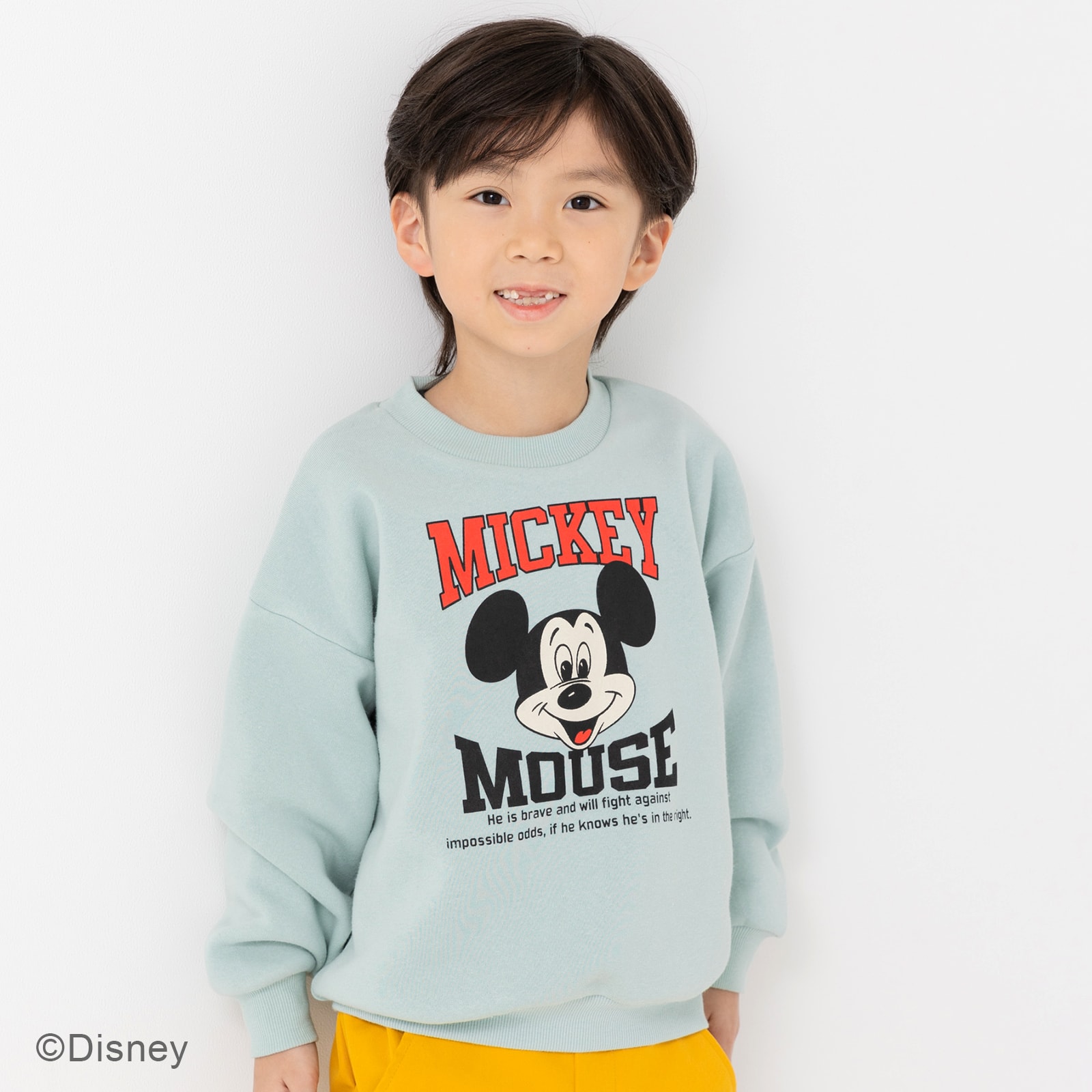 ミッキーマウス キッズ ディズニー トレーナー 裏起毛 ベビー服 子供服 男の子 女の子 スウェット Disney 冬 80 90 100 110  120 130 140cm [M便 1/1] : 94245381 : chil2 - 通販 - Yahoo!ショッピング