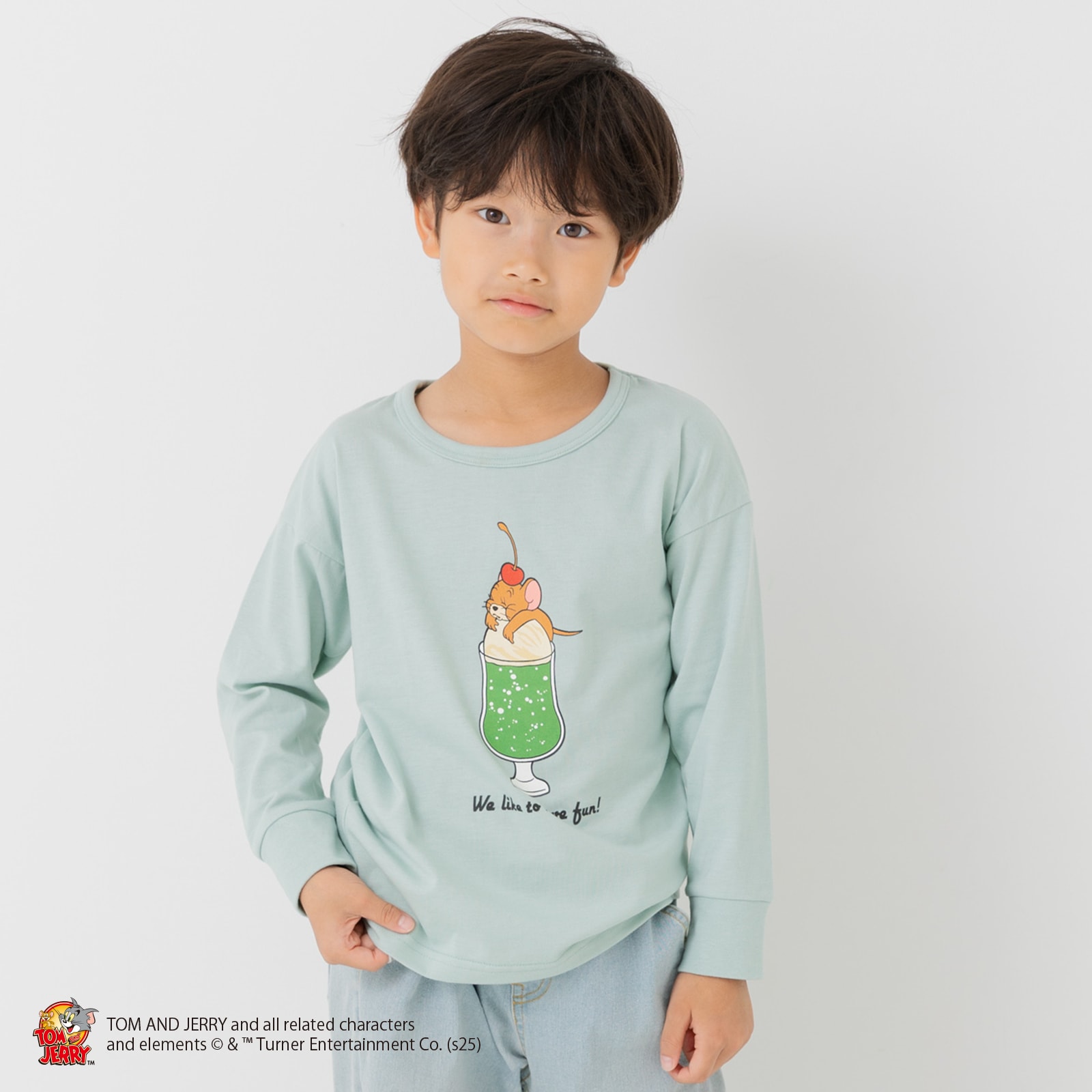 chil2 在庫処分 トムとジェリー キッズ 長袖 Tシャツ べビー服 子供服