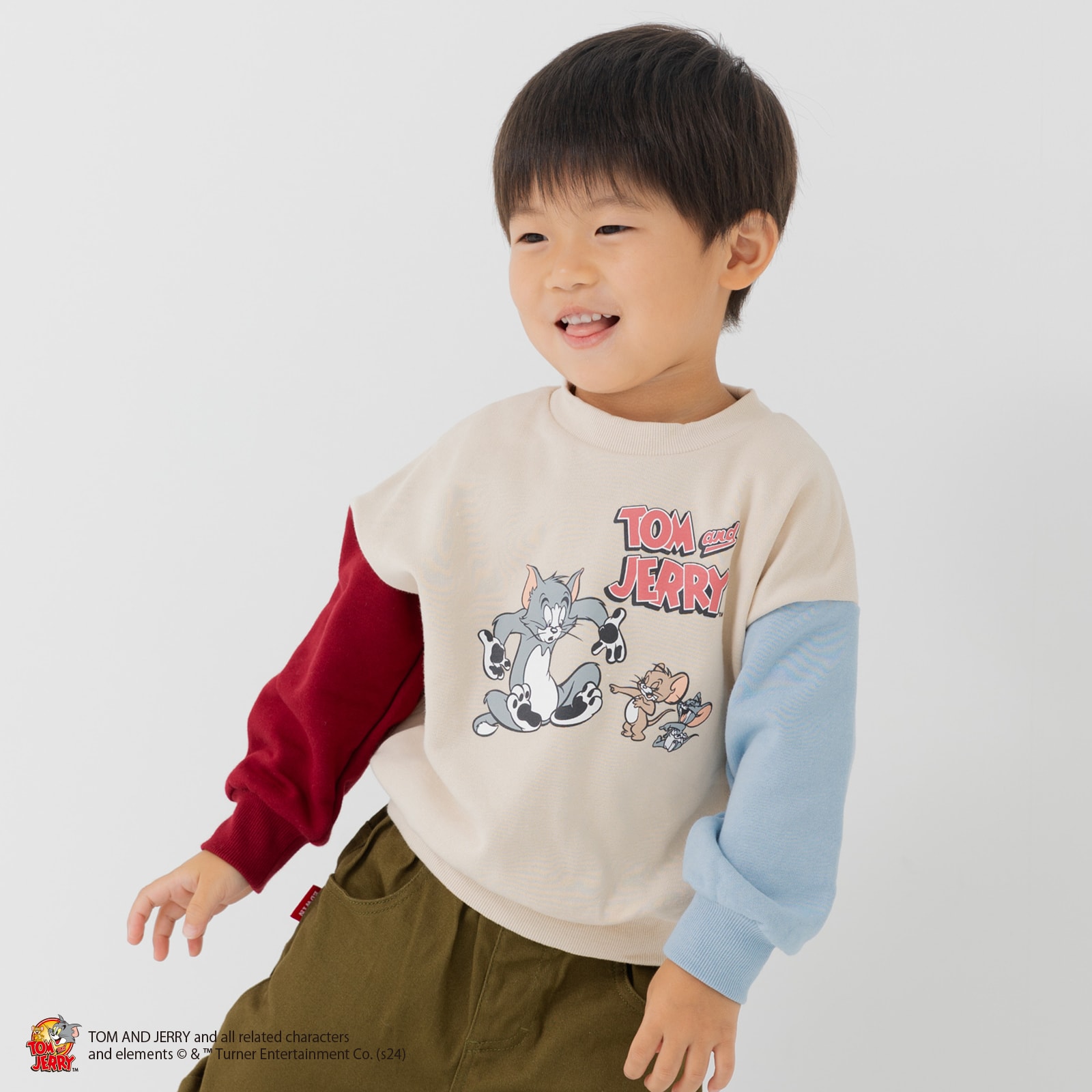 chil2 在庫処分 キッズ トムとジェリー ベビー服 子供服 トレーナー