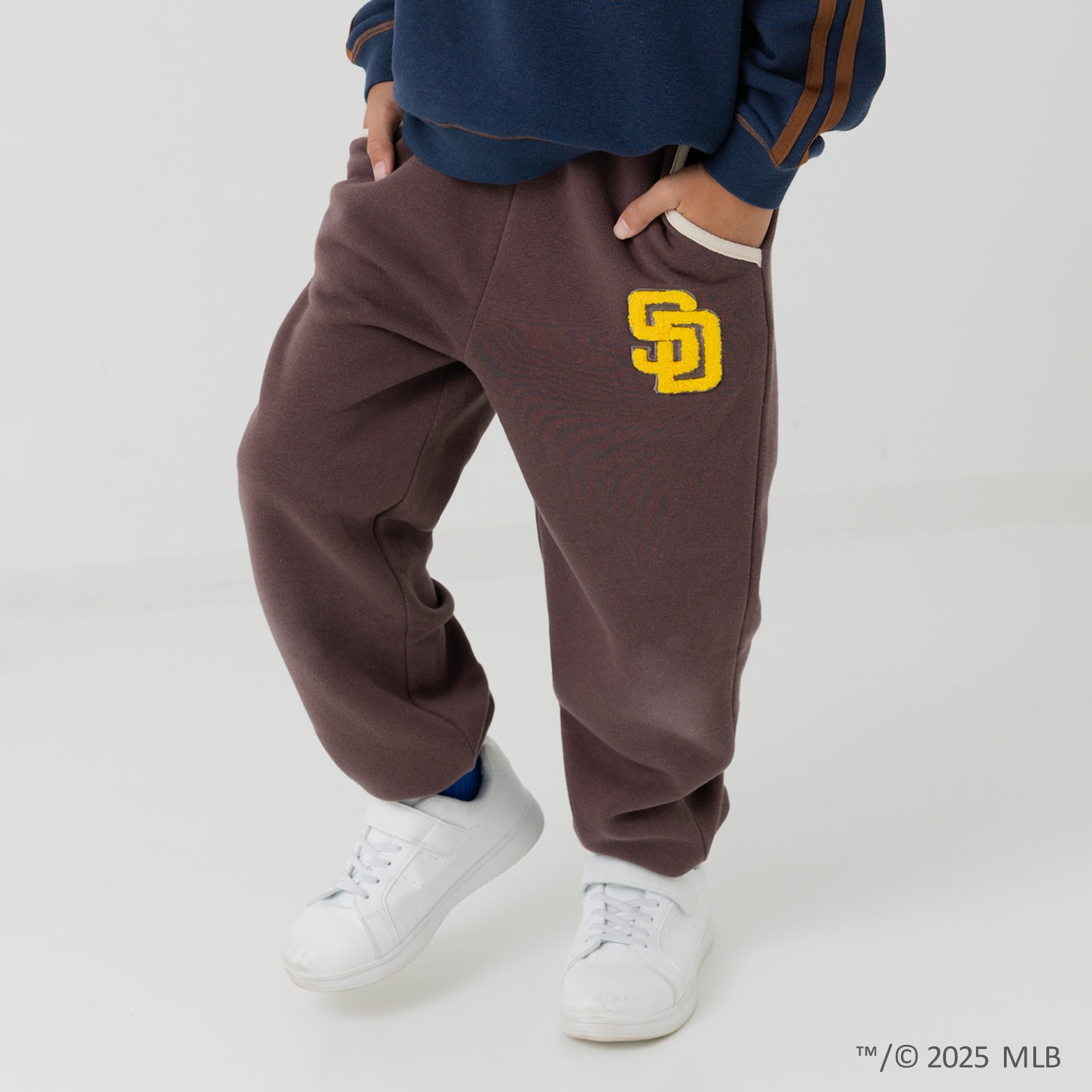 MLB キッズ 長ズボン パンツ スウェット ベビー服 子供服 男の子 裏