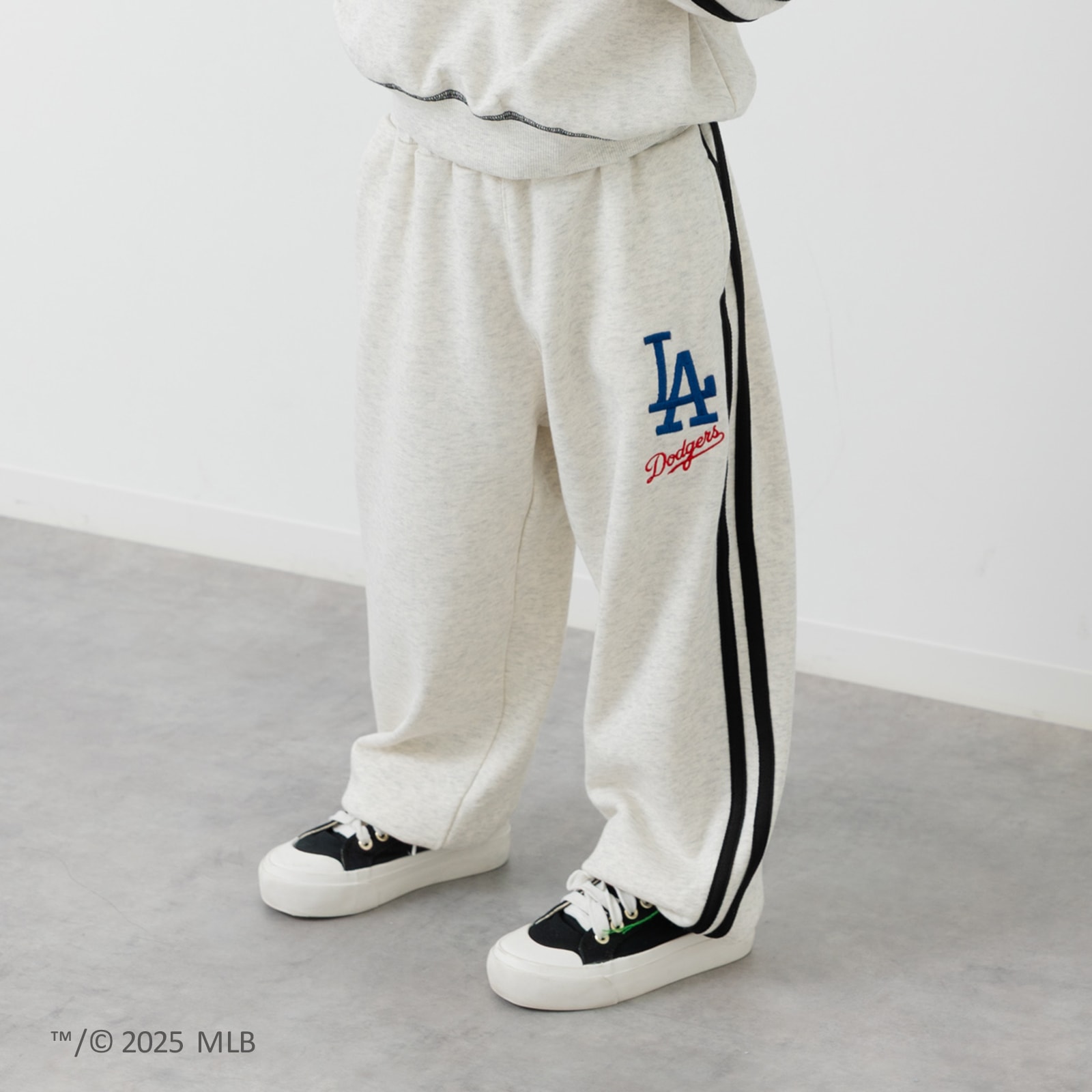 MLB キッズ 子供服 長ズボン パンツ スウェット 男の子 ロゴ
