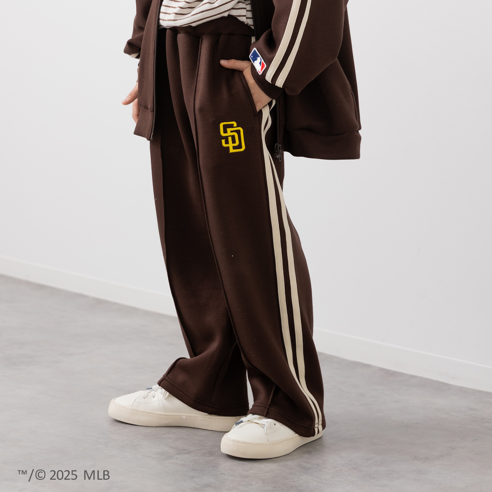 MLB ワイドパンツ ベビー服 子供服 キッズ 長ズボン パンツ 男の子 女の子 ピンタック 秋 90 100 110 120 130 140 150 160cm | MLB | 03