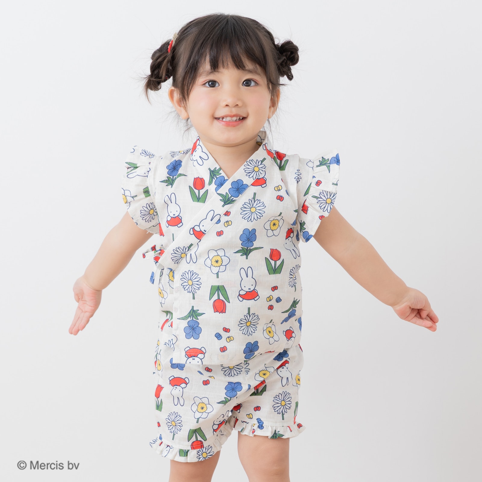 Miffy（ミッフィー） キッズ 子供服 甚平セット ベビー 浴衣 Set