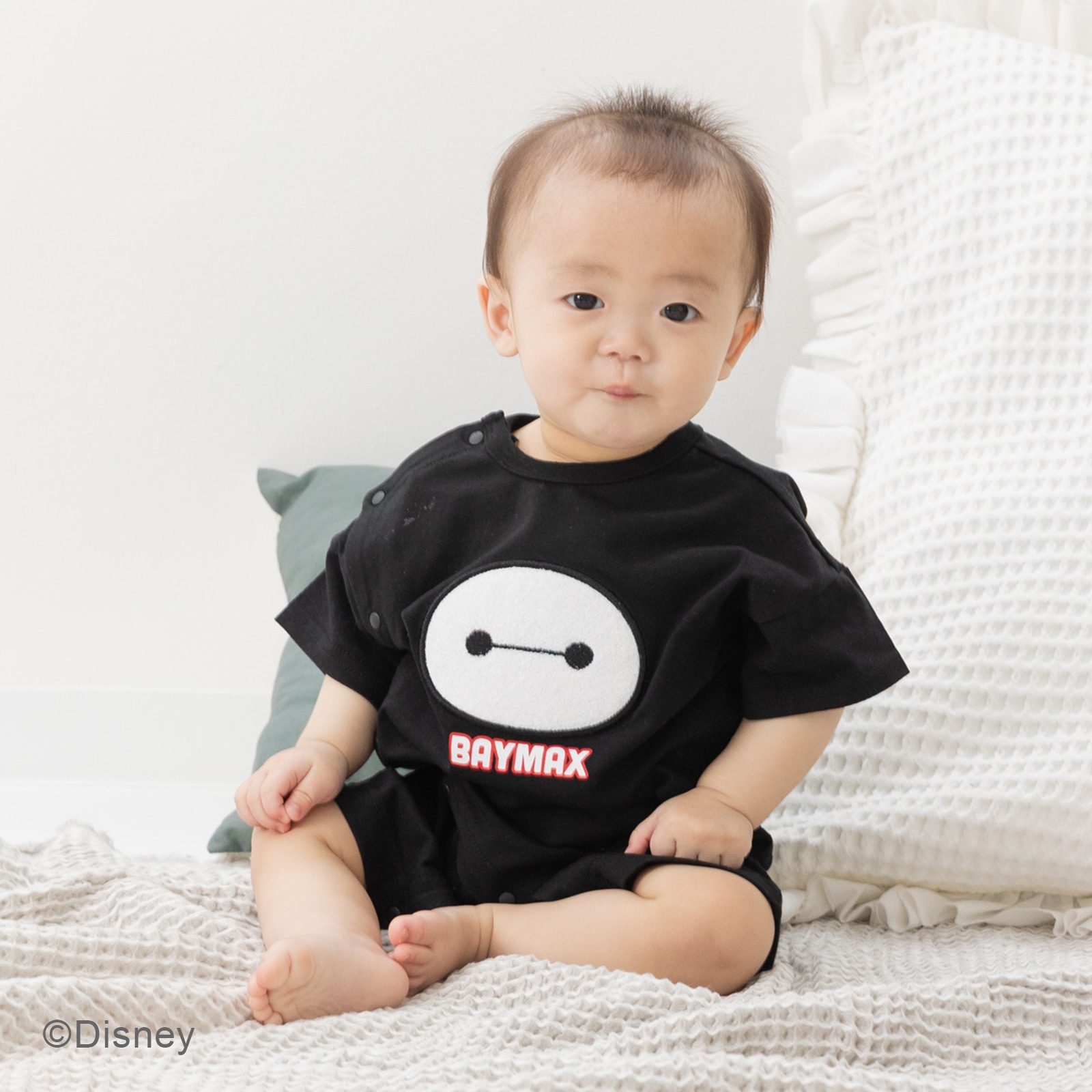 ベイマックス 半袖 ロンパース カバーオール ベビー 子供服 男の子