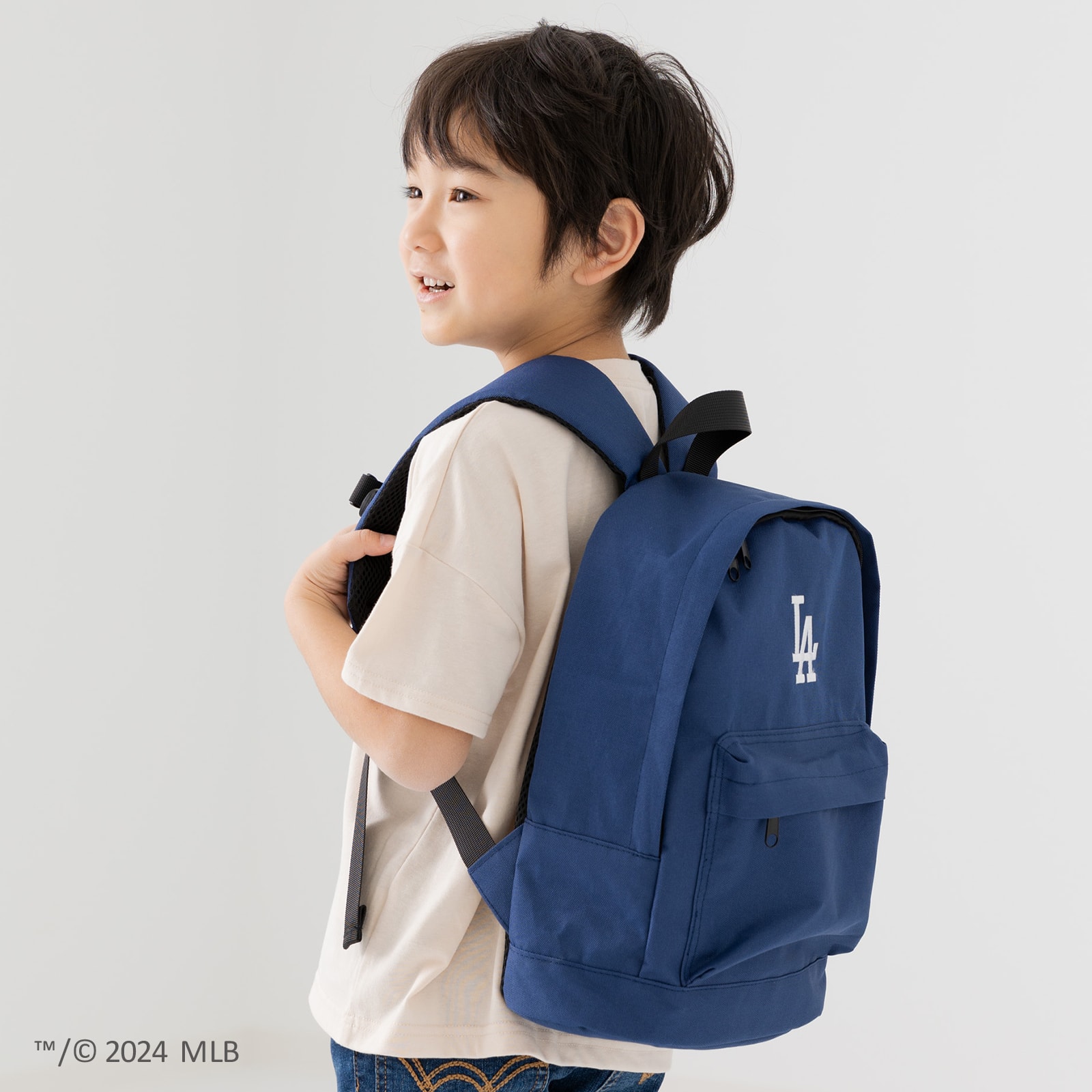 キッズ リュック 子供用 男の子 女の子 キッズ ロゴ MLB 刺繍 ヤンキース アスレチックス ドジャース | MLB | 02