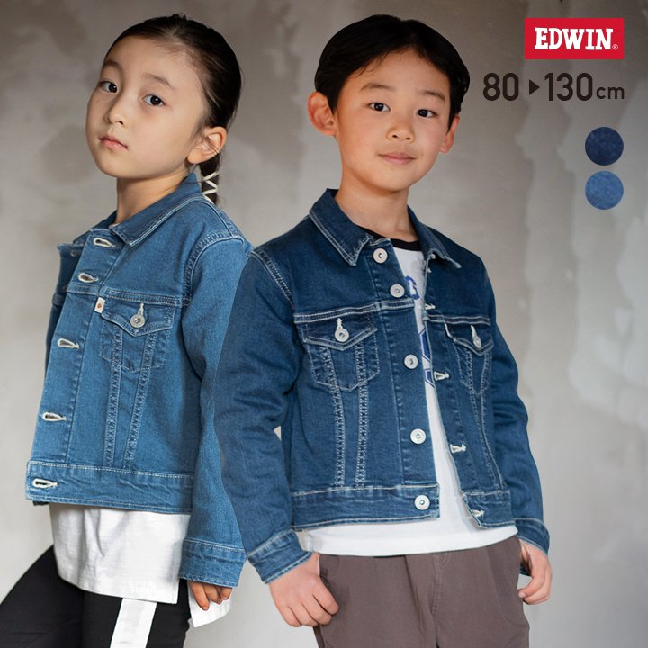 子供服 デニム ジャケット ベビー服 キッズ エドウイン 男の子 女の子 トップス EDWIN 20夏 80 90 100 110 120 130cm  :ETB03J:chil2 - 通販 - Yahoo!ショッピング