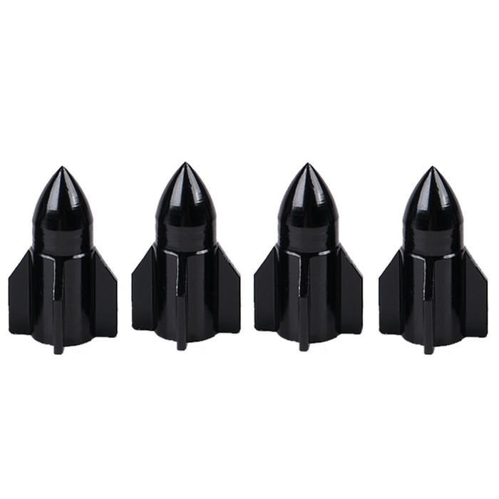 バルブキャップ 自転車 サイクル用品 ブルー 軽量 ミサイル型 エアーバルブキャップ 自転車バルブキャップ 青 汎用品 4個セット アルミ 軽量タイプ かっこいい |  | 01