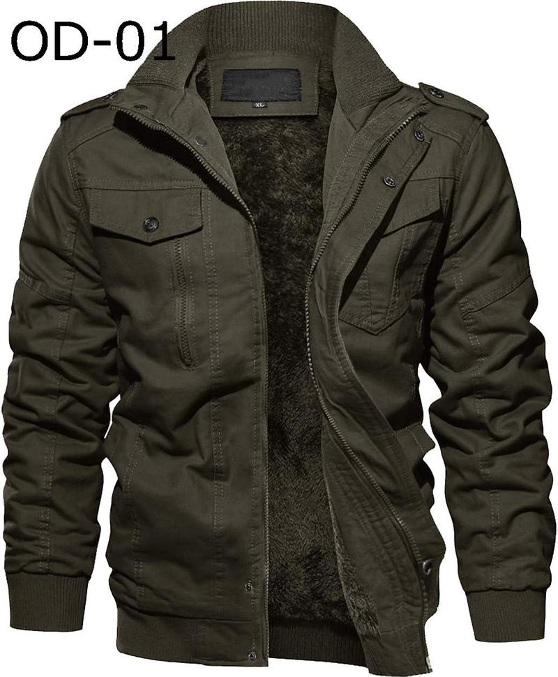 MILITARY◇ミリタリージャケット/--/コットン/KHK/無地 ワイパーインク