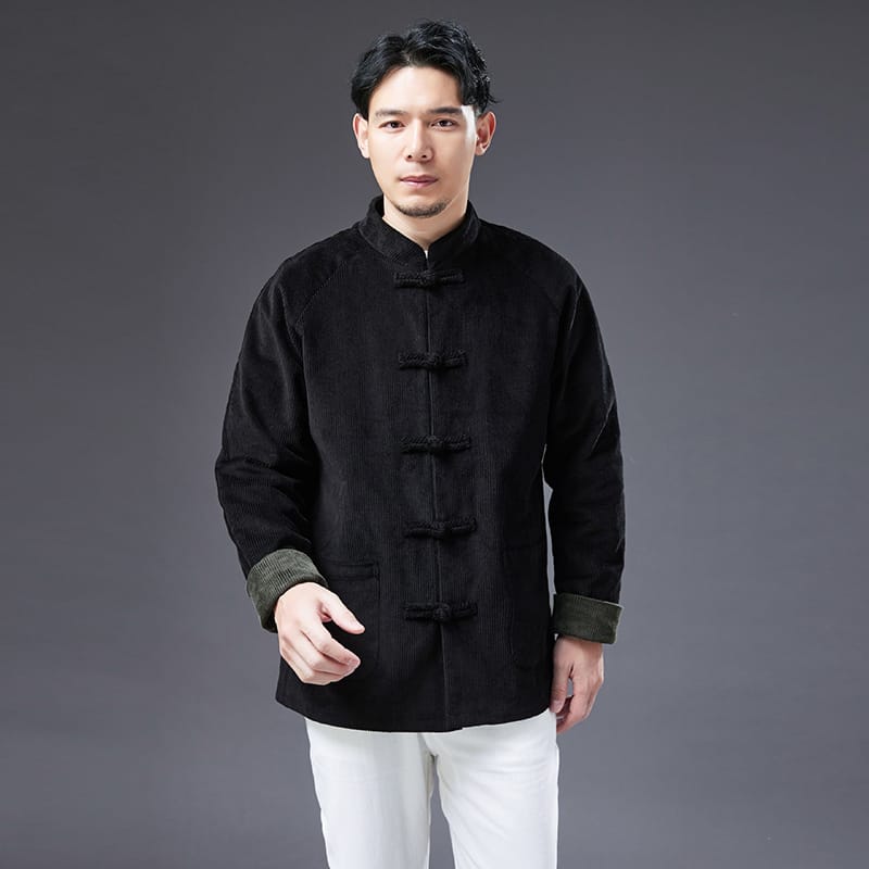 チャイナ服 メンズ ジャケット カンフー服 男性用 カフス袖 チャイナ