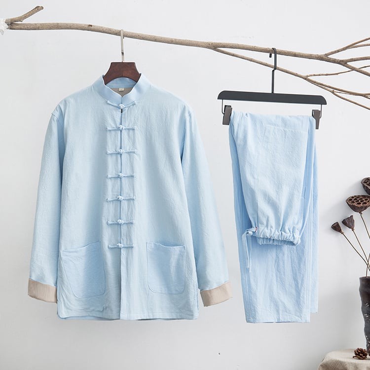 チャイナ服 メンズ カンフー服 チャイナスーツ 唐装 上下セット