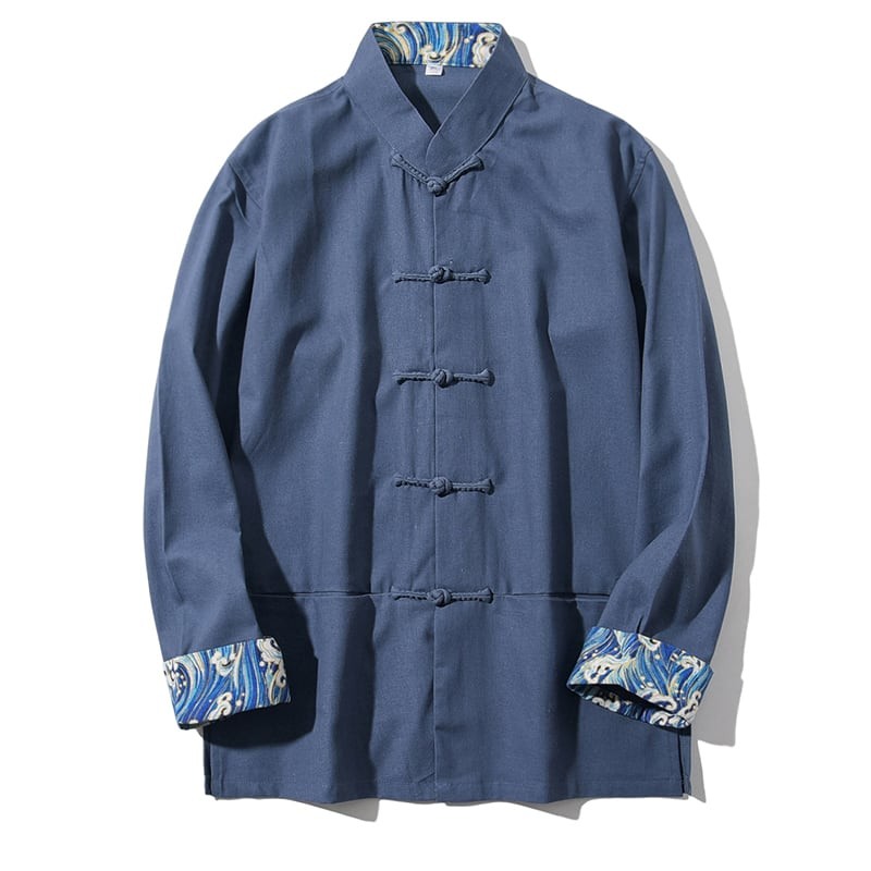 チャイナ服 メンズ 男性用 カンフー服 太極拳服 チャイナジャケット