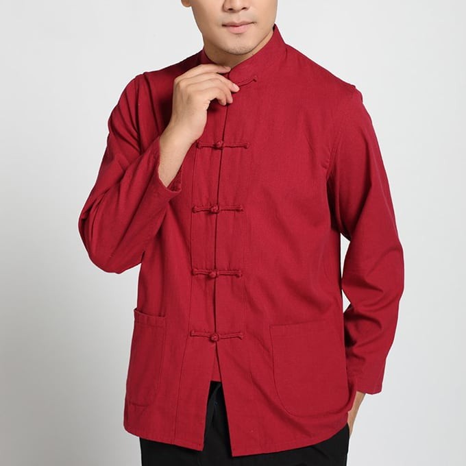 チャイナ服 メンズ 男性用 チャイナジャケット カンフージャケット
