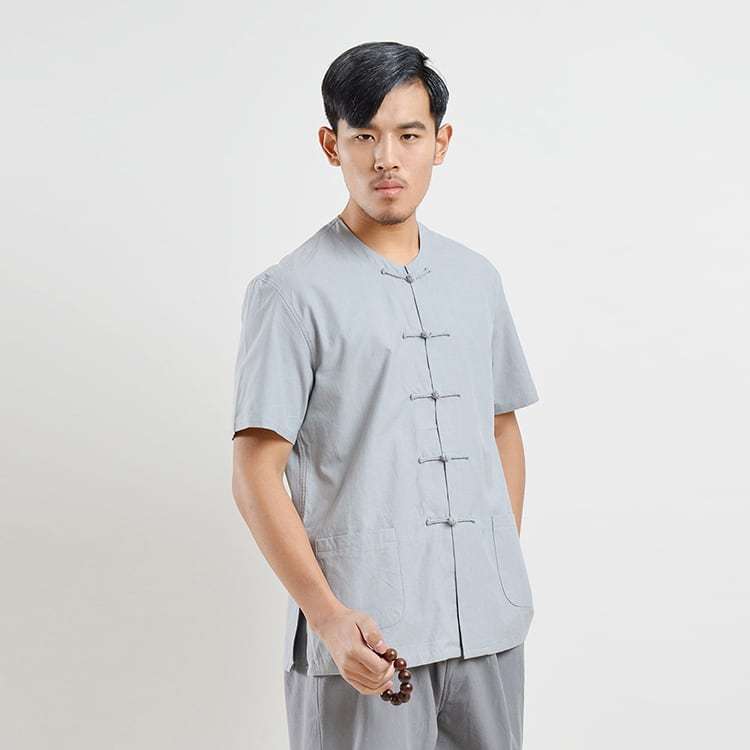 シャツ/ブラウス(半袖/袖なし) velour jersey china shirt WOMEN シャツ・ブラウス