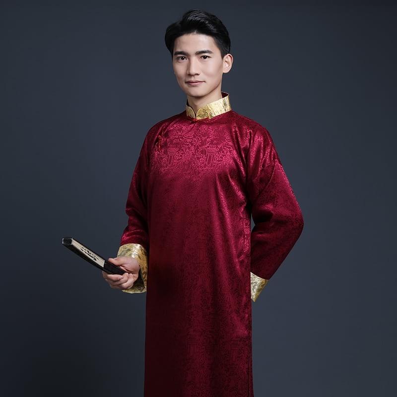 メンズの中国服パオ