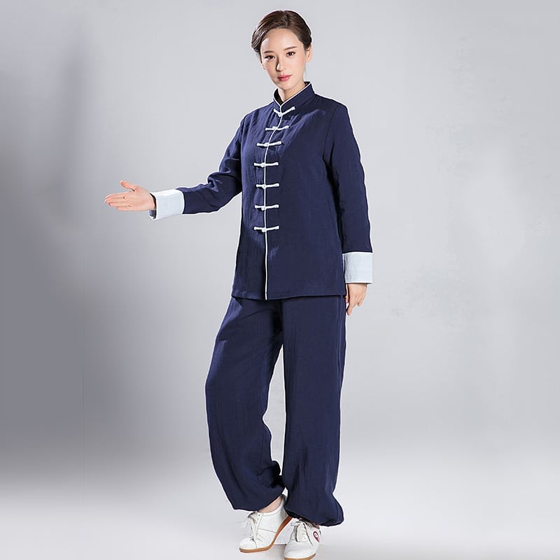 太極拳服 男性 女性 兼用 メンズ レディス 練習服 折り返し袖