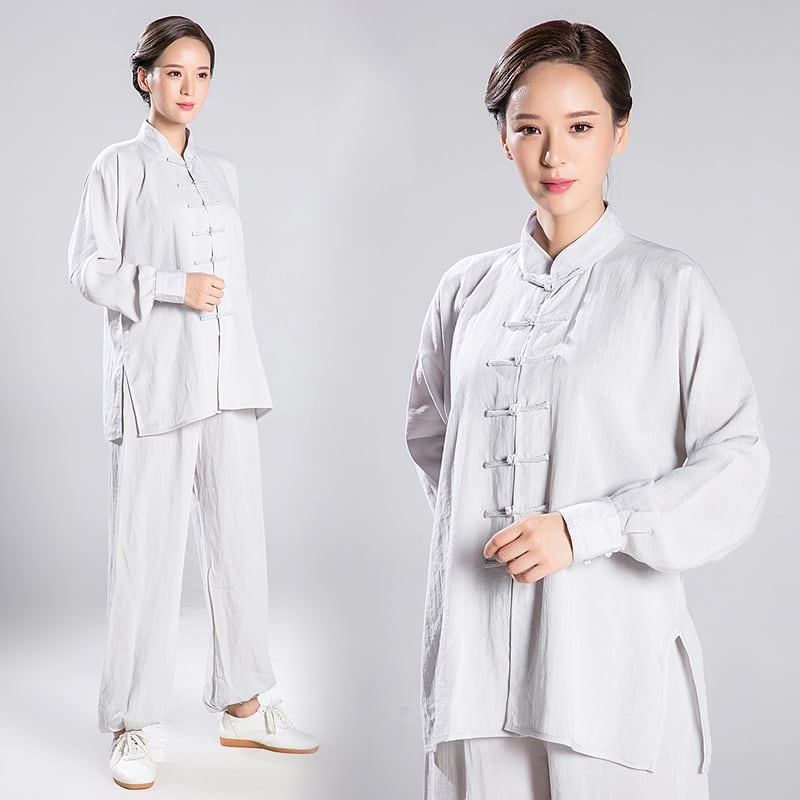 太極拳服 男性 女性 メンズ レディス 練習服 カンフー服 送料無料 通気性 綿麻_6