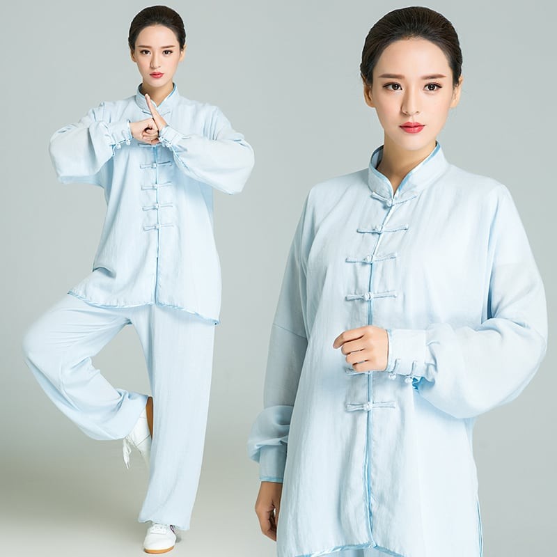 太極拳服 男性 女性 メンズ レディス 練習服 カンフー服 送料無料 通気性 綿麻_1
