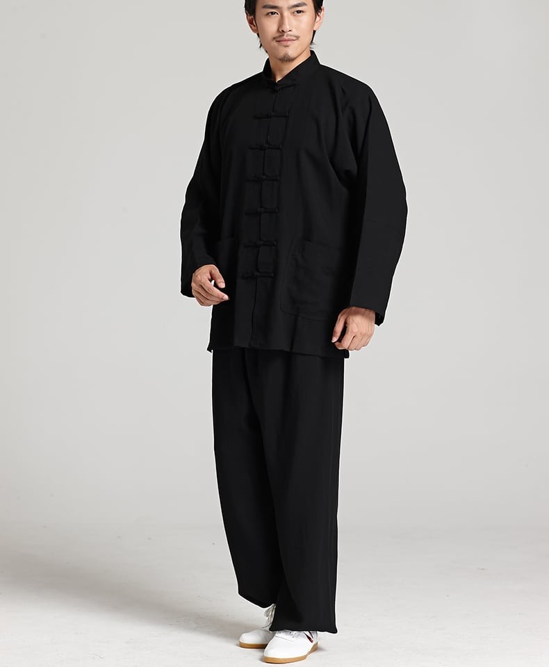 メンズの太極拳練習服